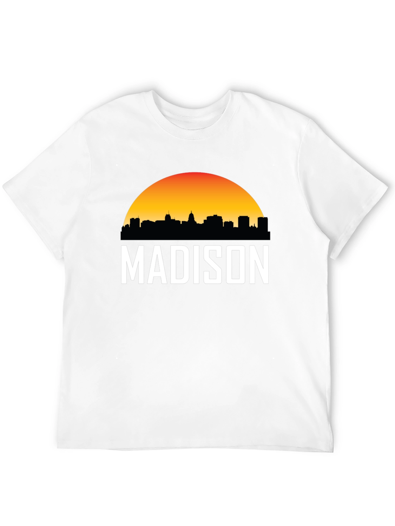 Madison Skyline T-Shirt - Sunset Graphic Tee