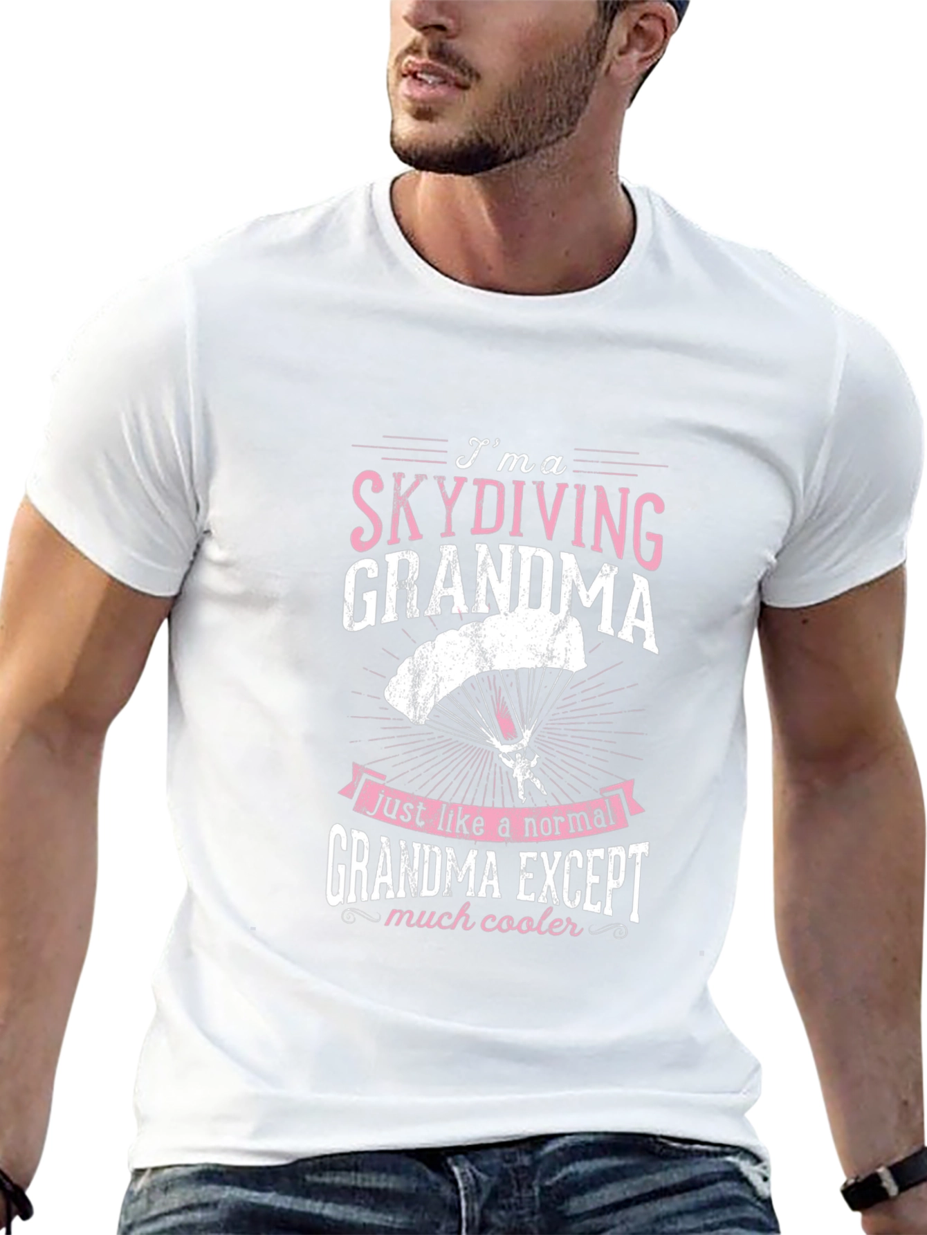 Skydiving Grandma T-Shirt: Cool & Unique Gift