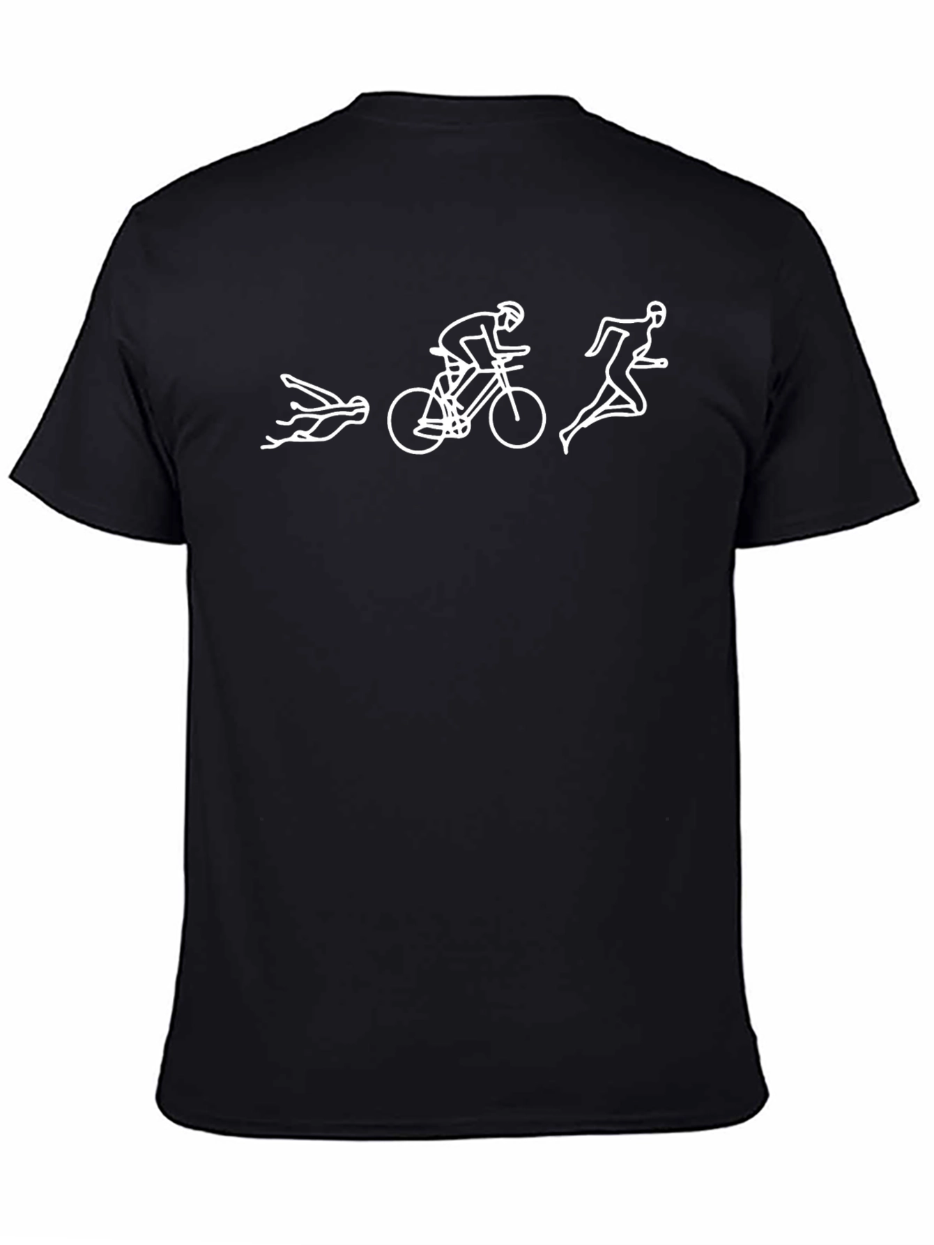 Triathlon T-Shirt: Swim Bike Run!