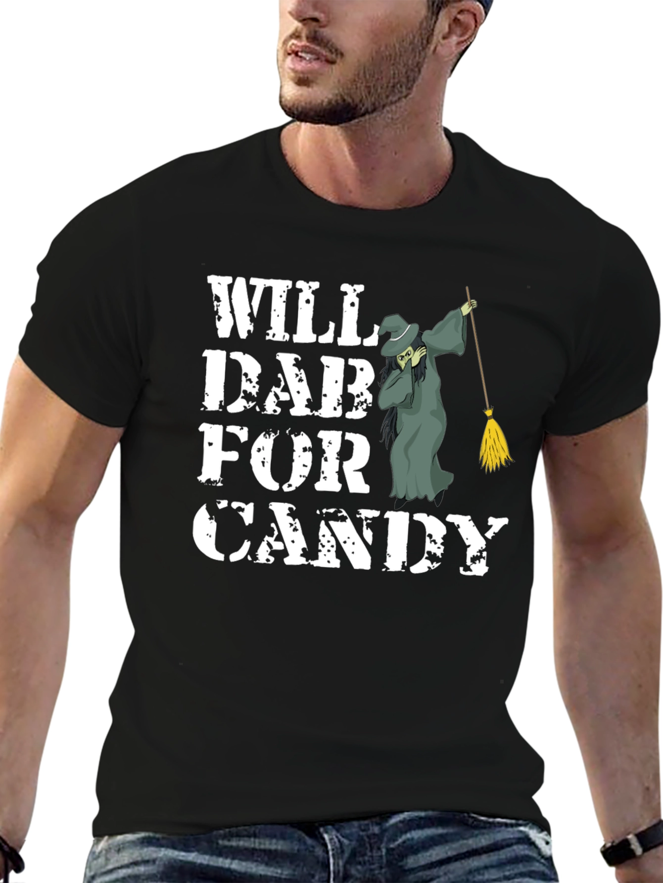 Will Dab for Candy Black T-Shirt