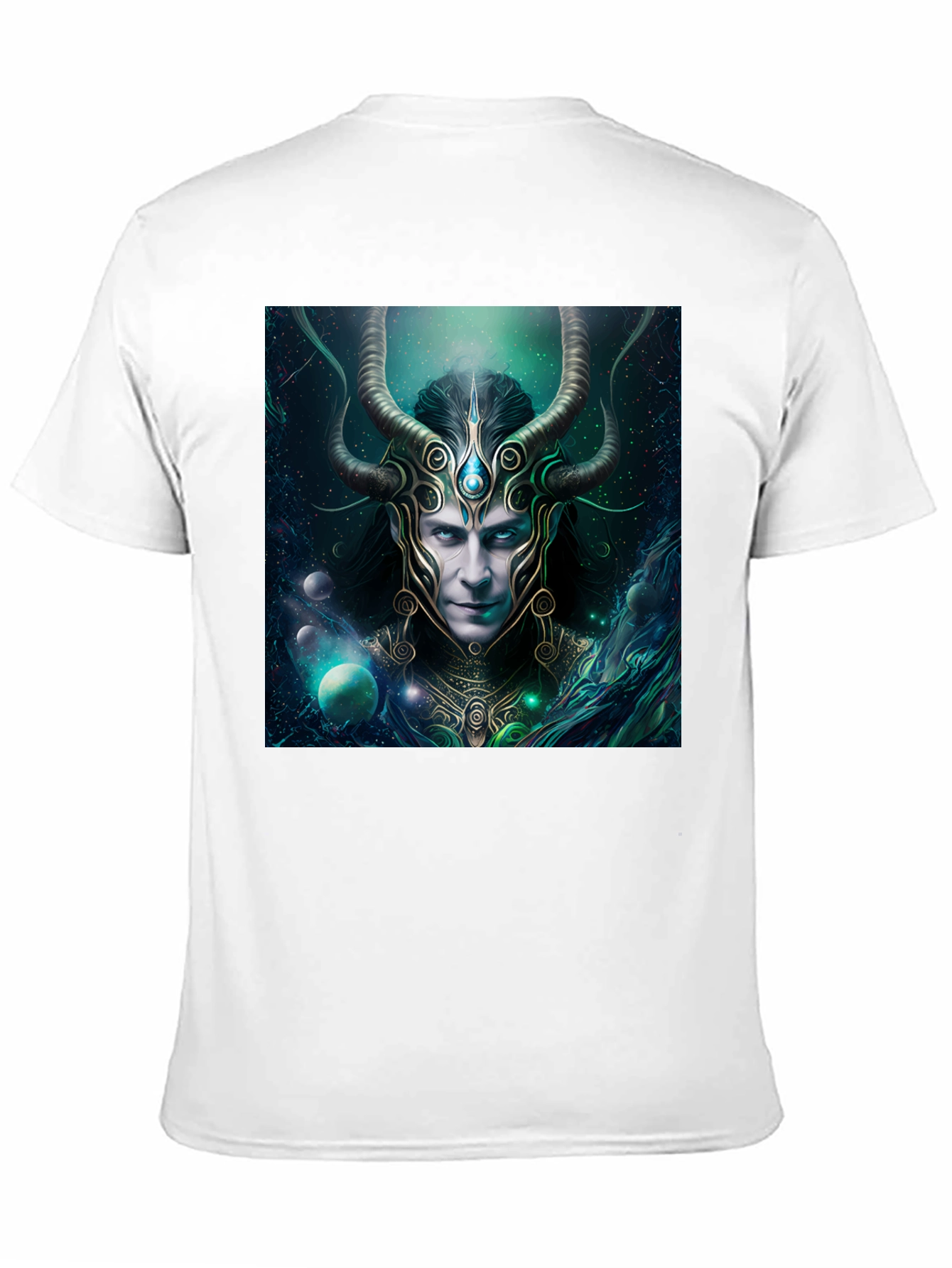 Mystic Horned God Graphic Black T-Shirt