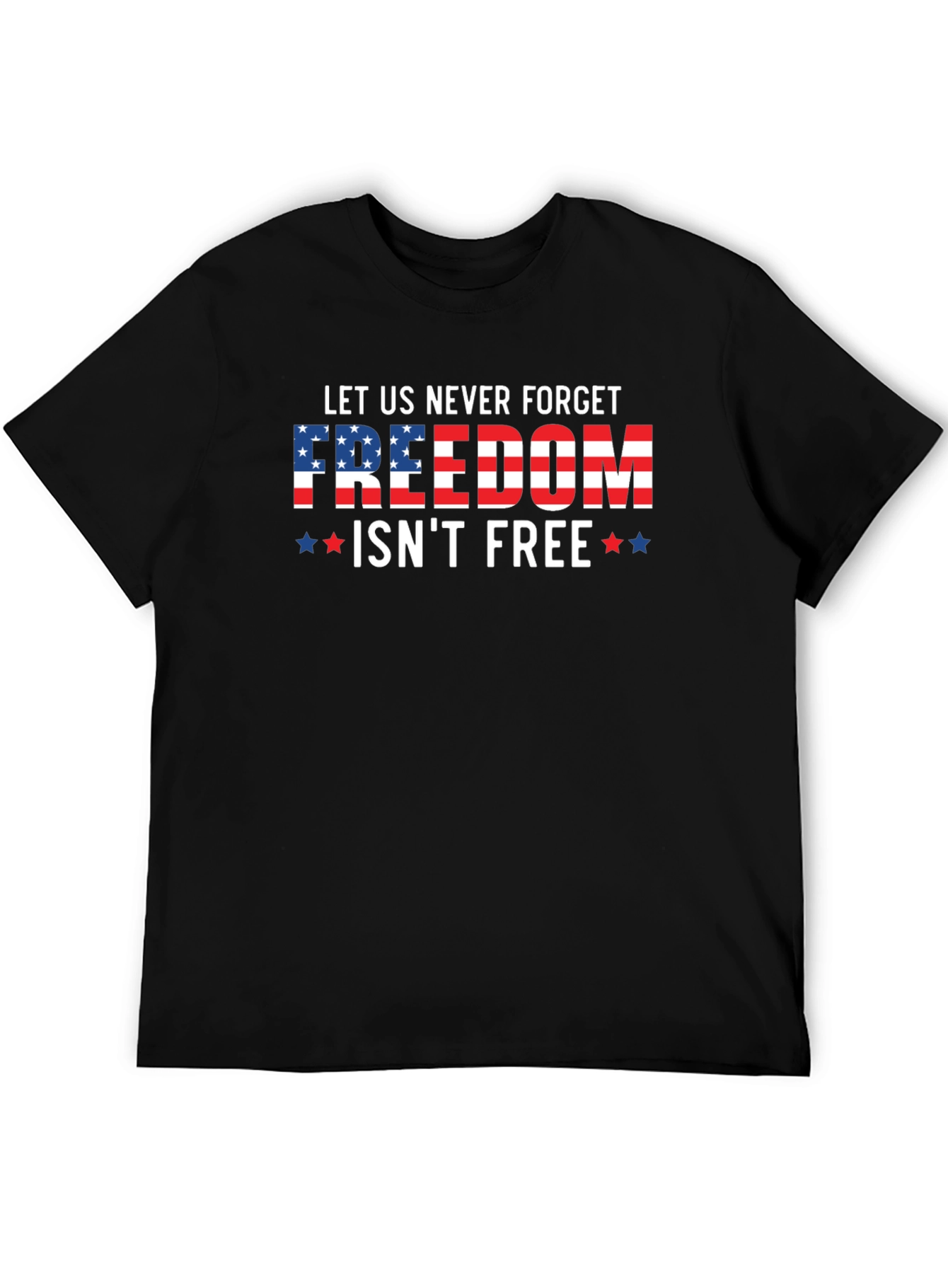 Patriotic Freedom Isnt Free Graphic Tee