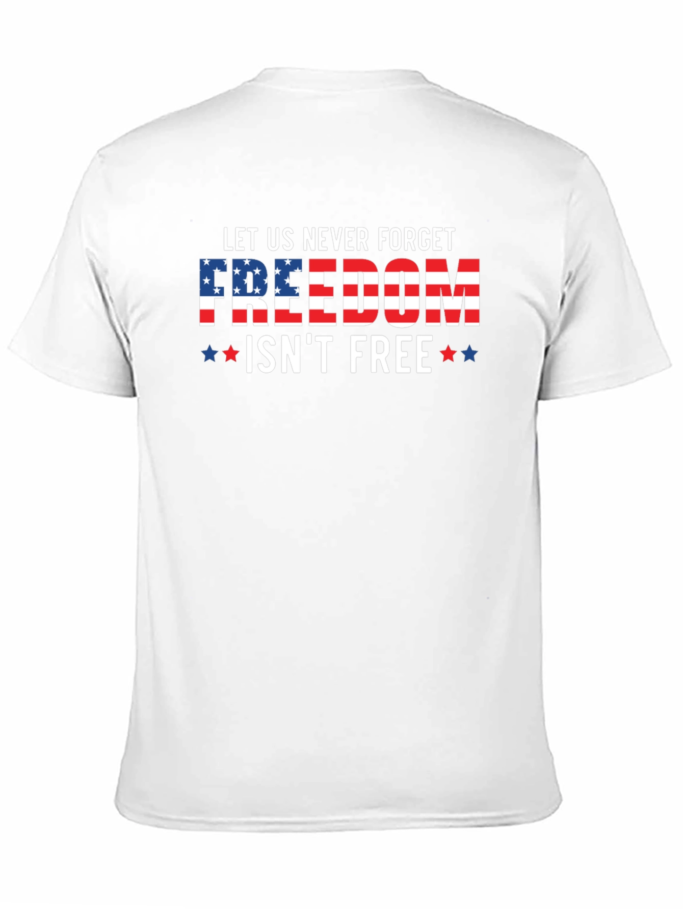 Patriotic Freedom Isnt Free Graphic Tee
