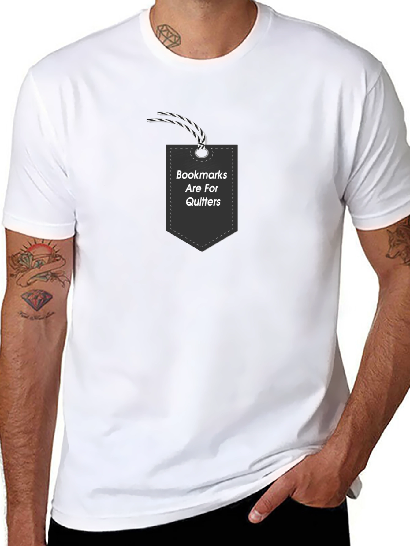 Bookmarks Are For Quitters Graphic Tee