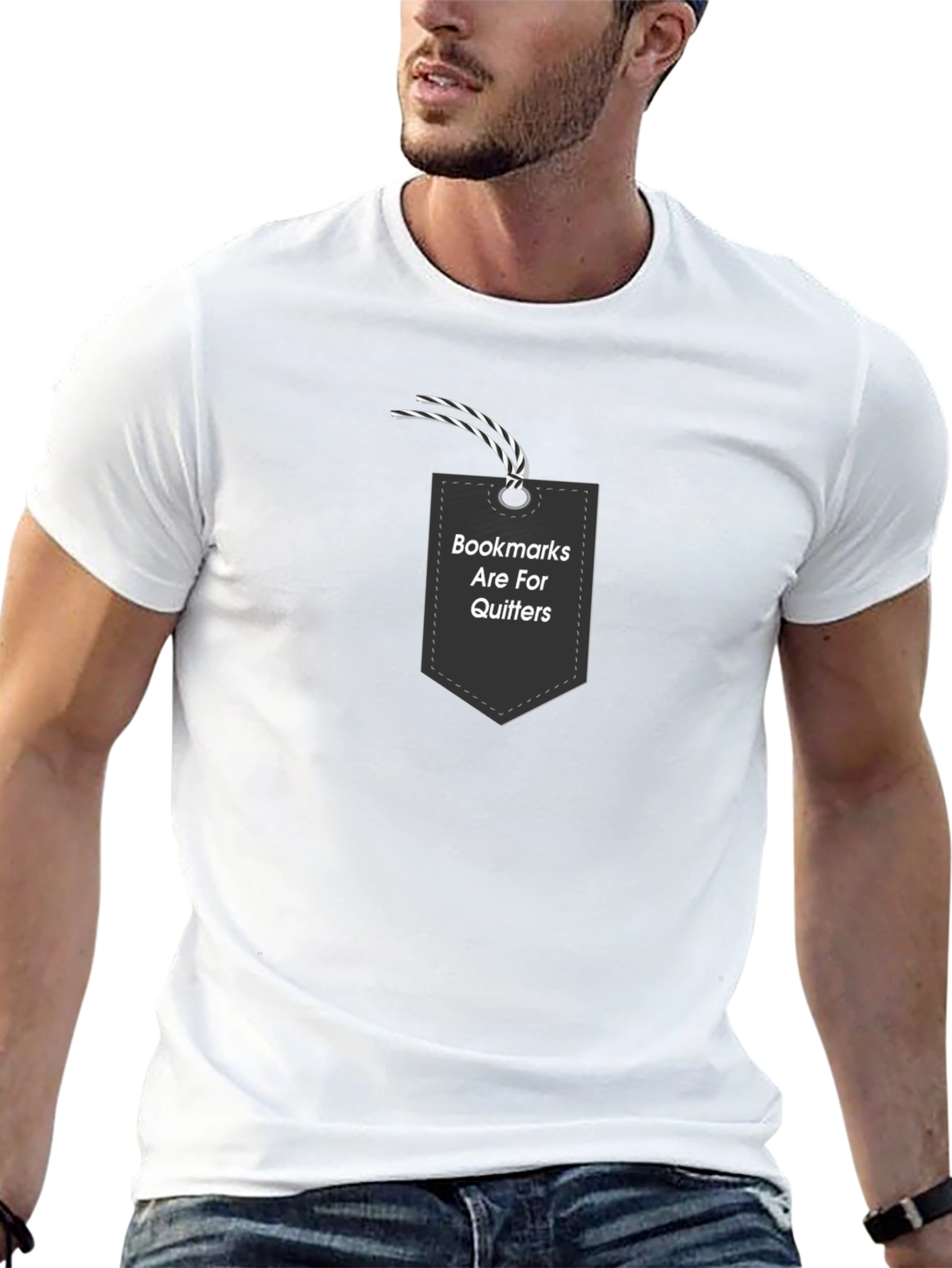 Bookmarks Are For Quitters Graphic Tee