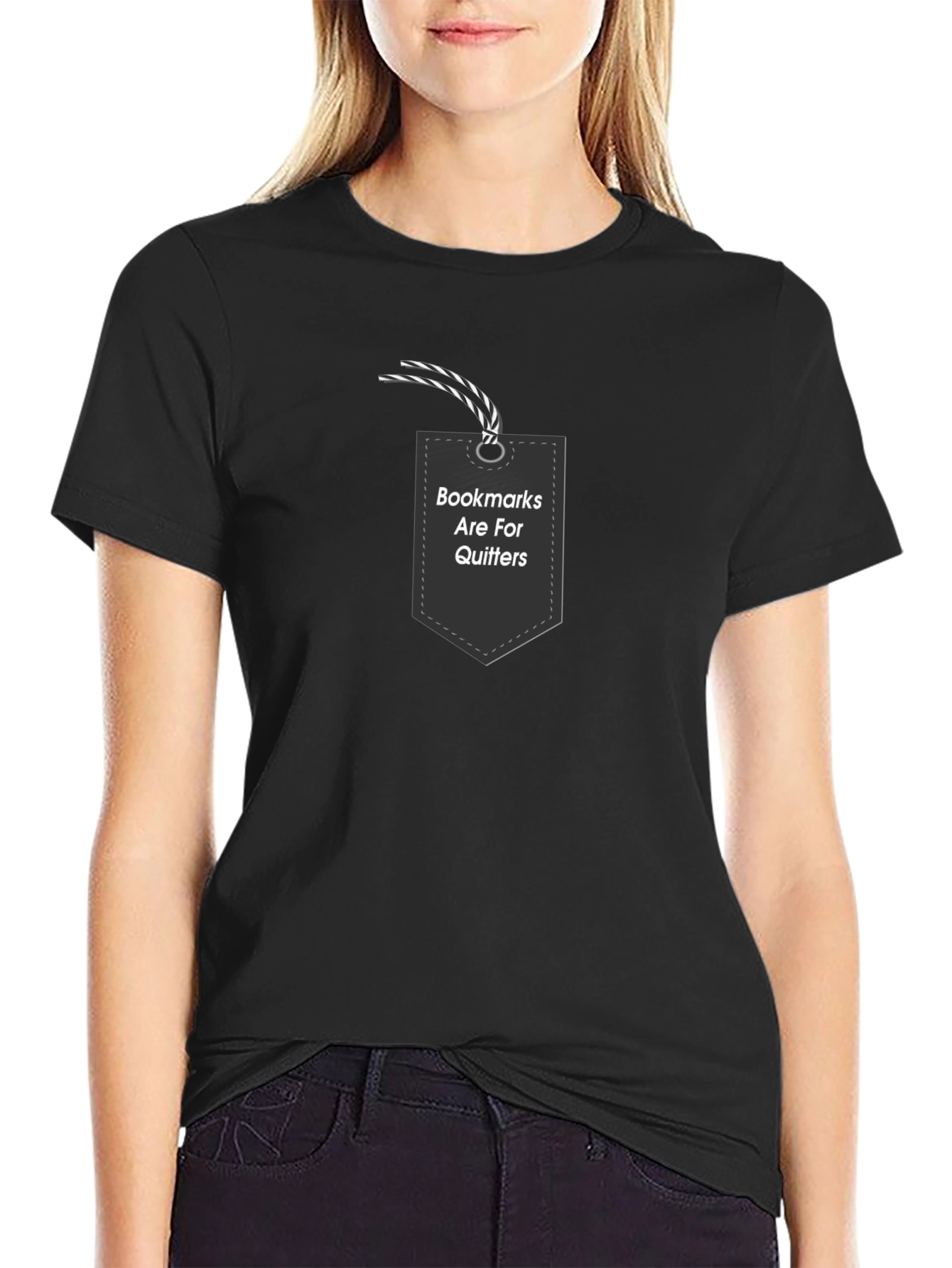 Bookmarks Are For Quitters Graphic Tee