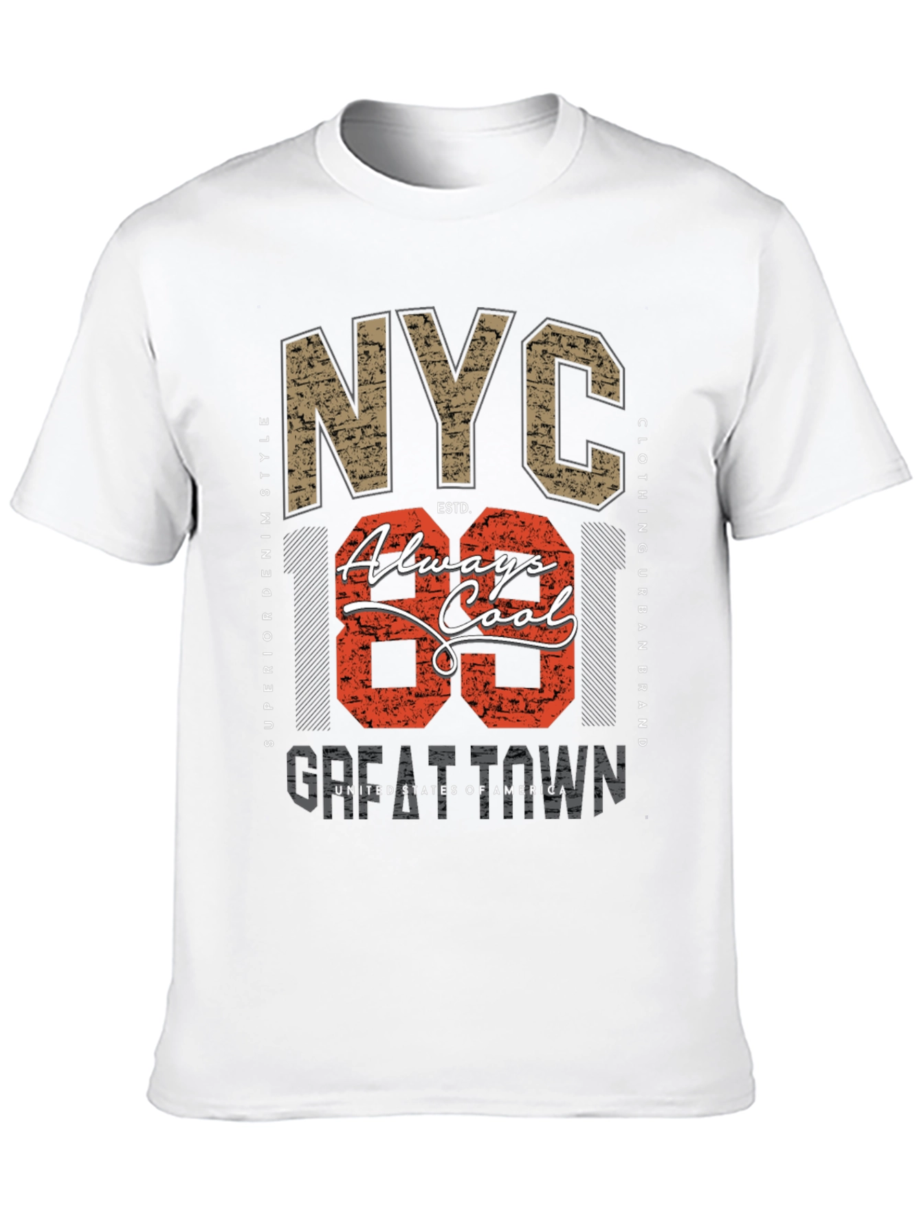 NYC Always Cool Graphic Print Tee