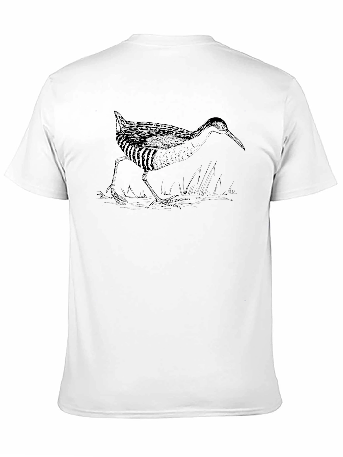 Bird Graphic Print Black T-Shirt