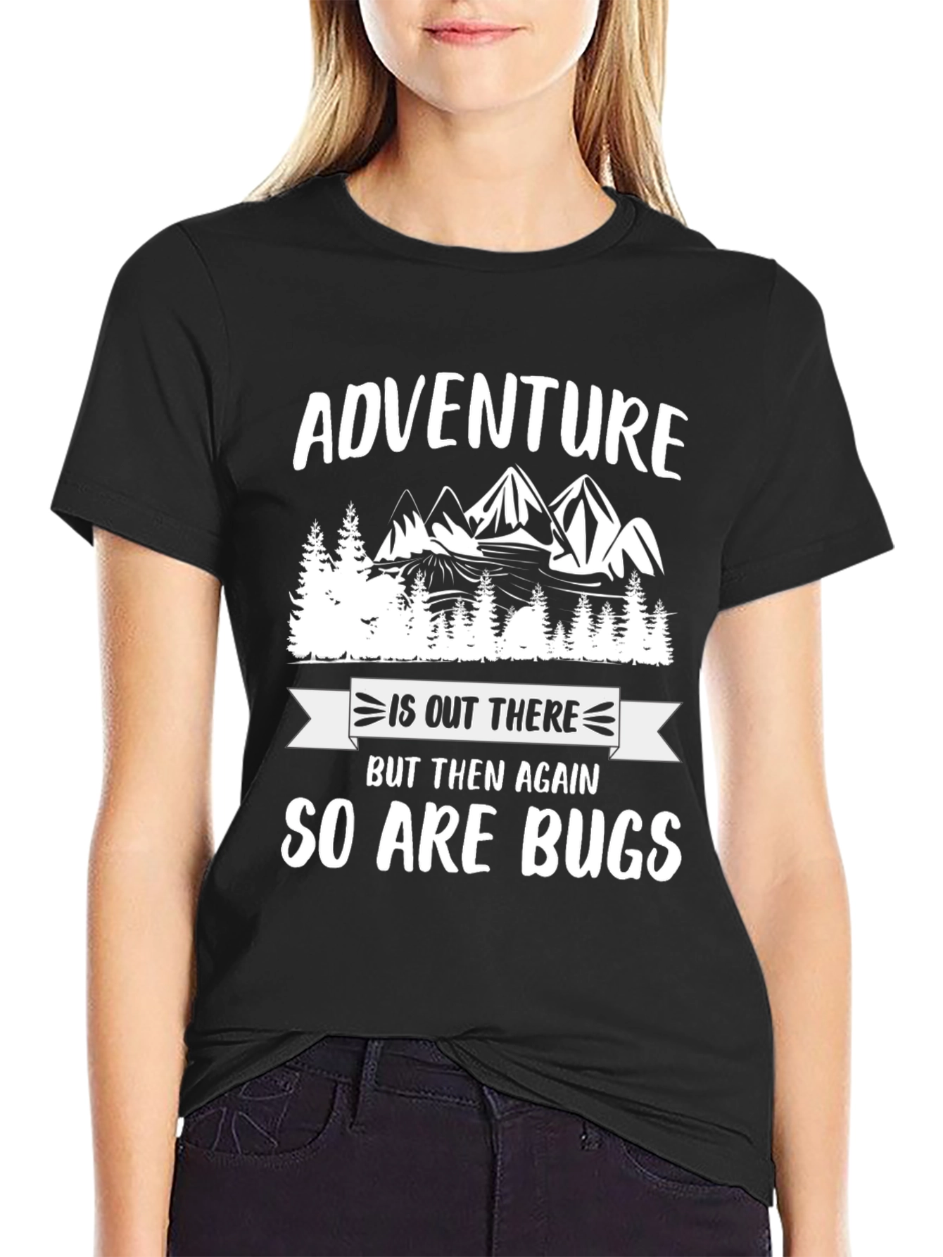 Adventure Awaits T-Shirt - Funny Outdoor Hiking Tee