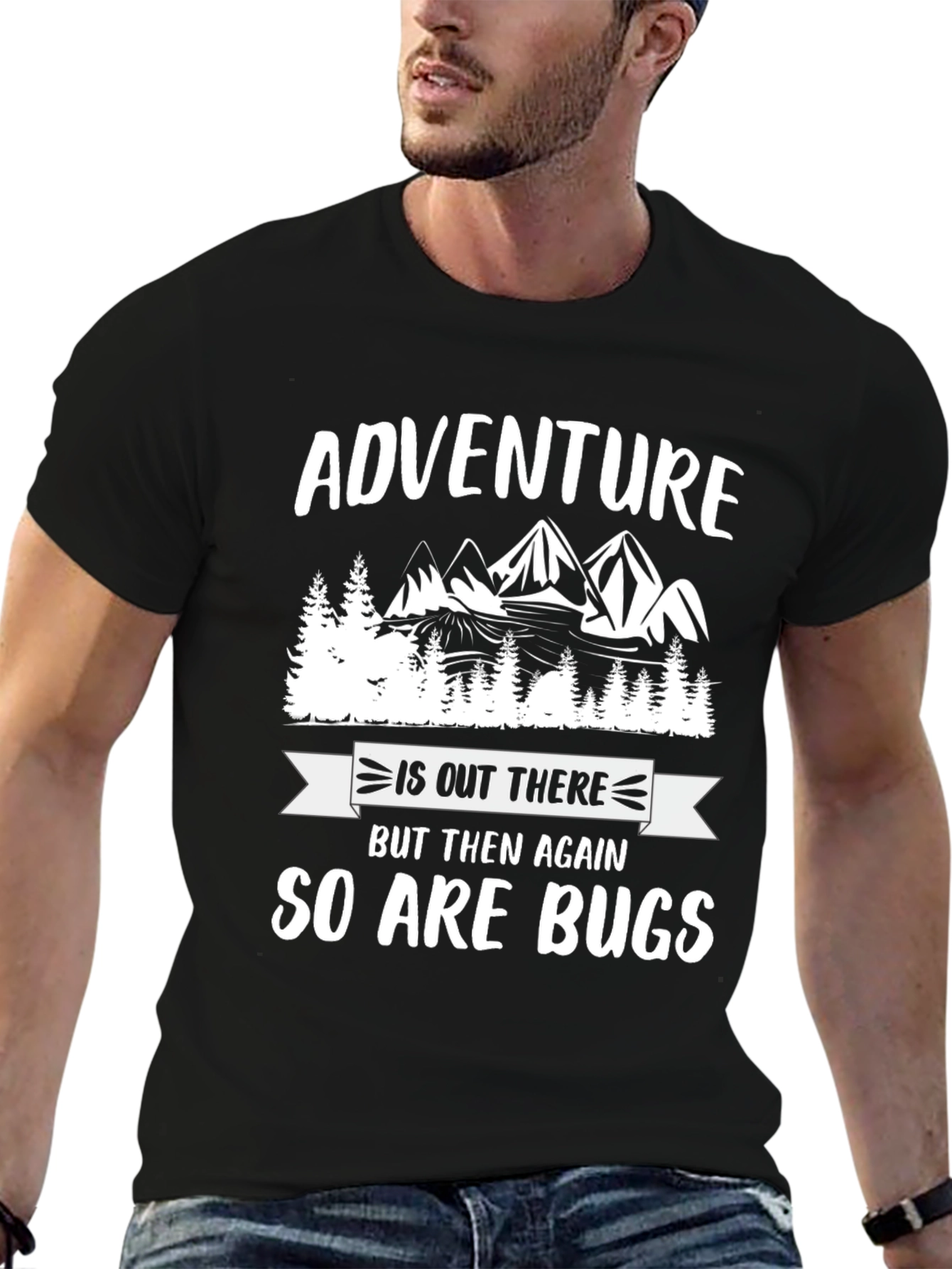 Adventure Awaits T-Shirt - Funny Outdoor Hiking Tee