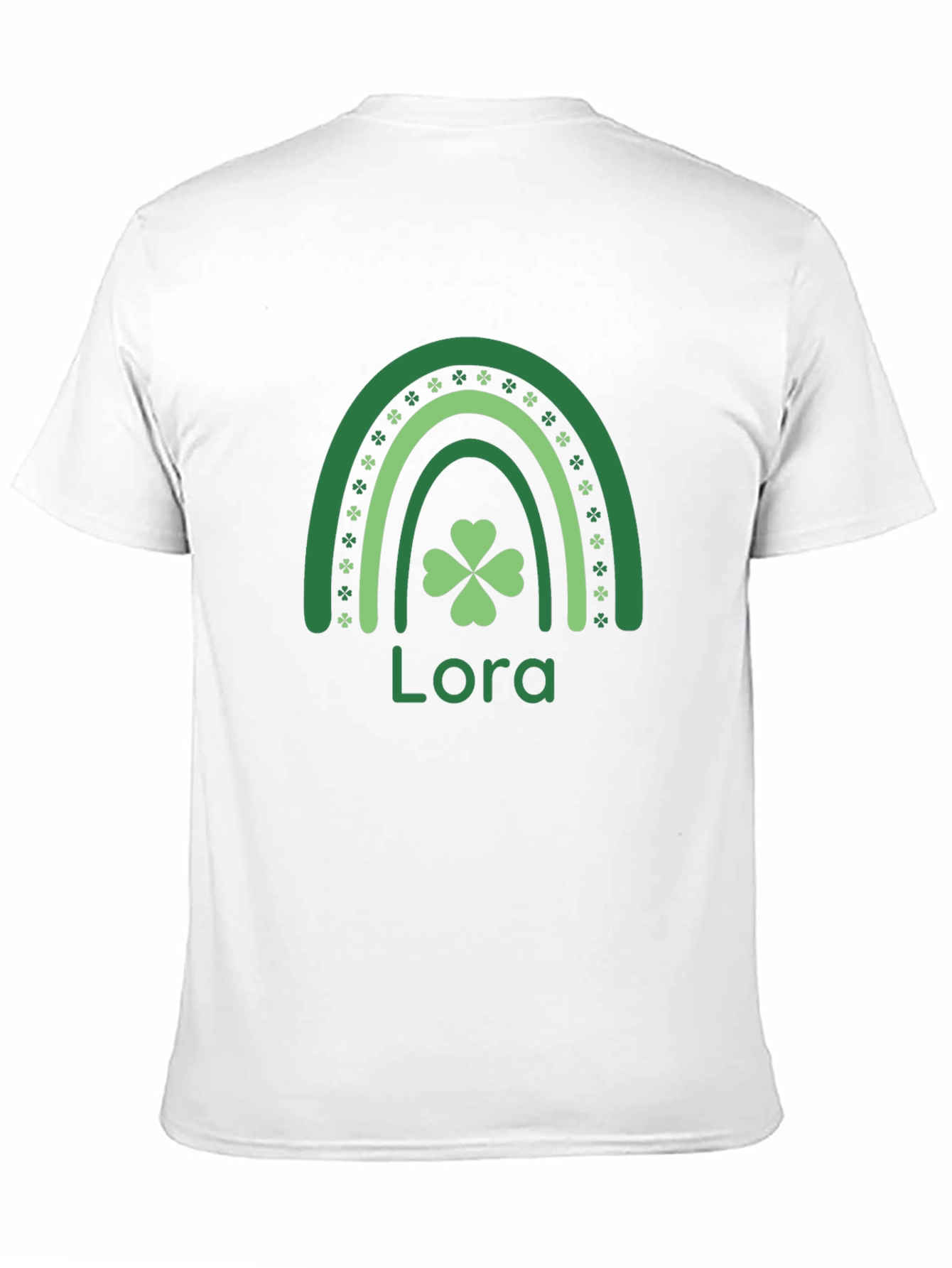 Lora St. Patricks Day Rainbow Shamrock T-Shirt