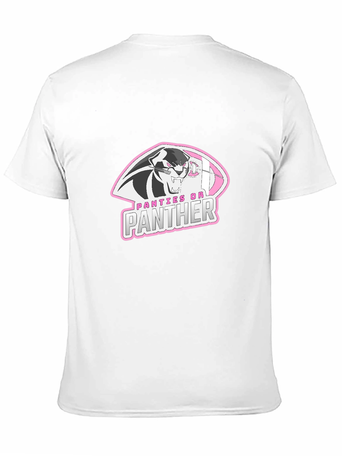 Panties On Panther Black Graphic Tee
