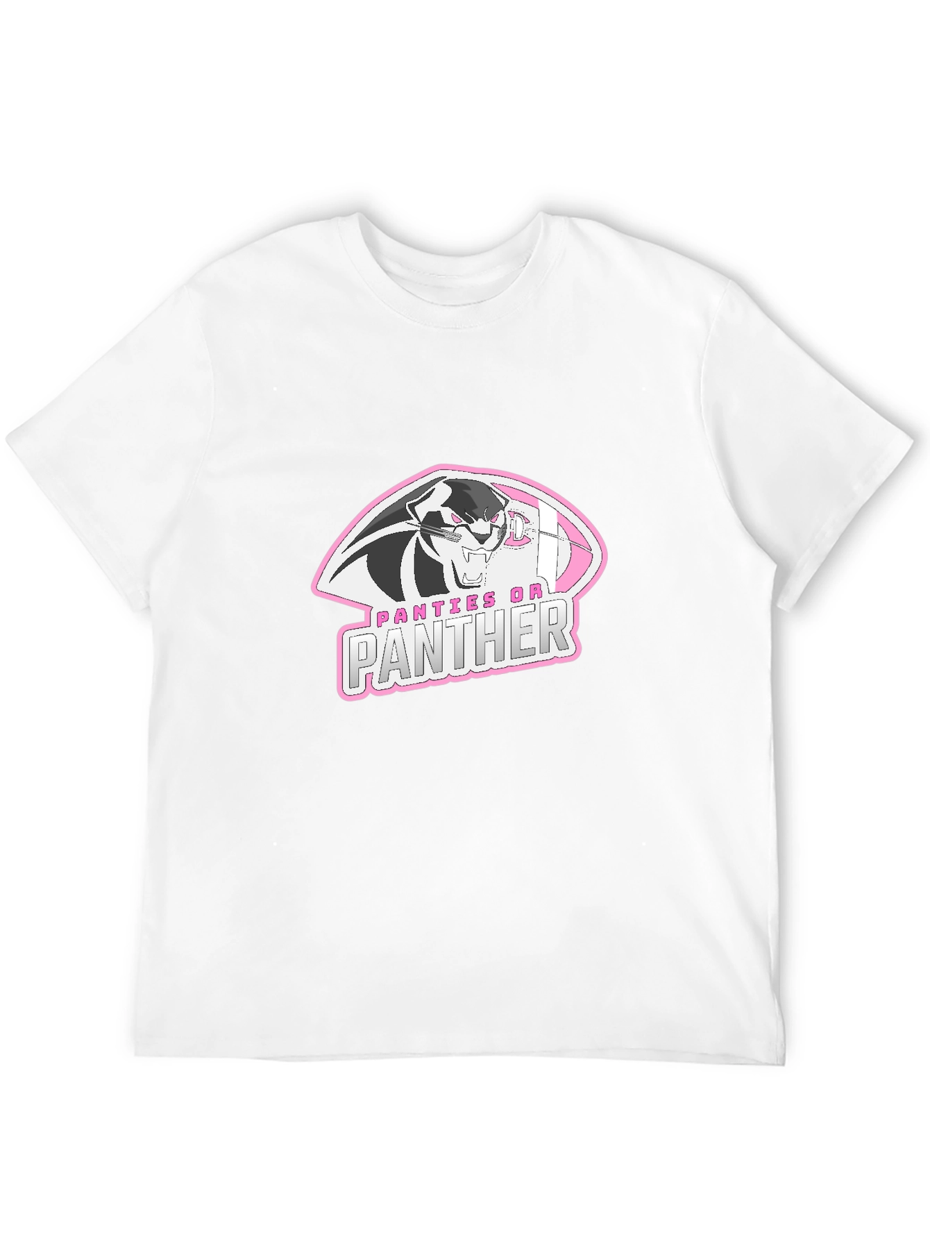 Panties On Panther Black Graphic Tee
