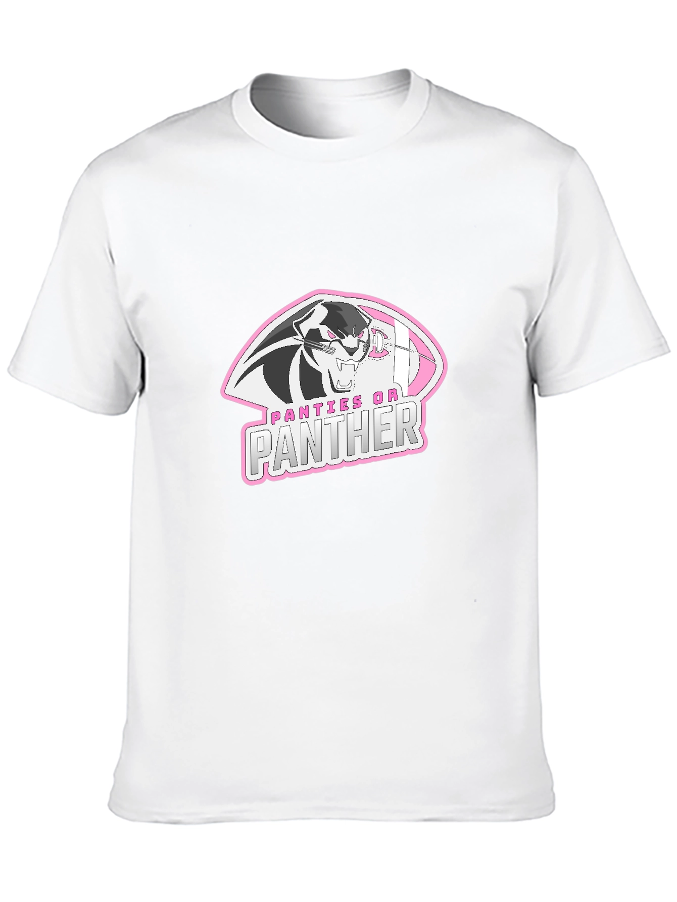 Panties On Panther Black Graphic Tee