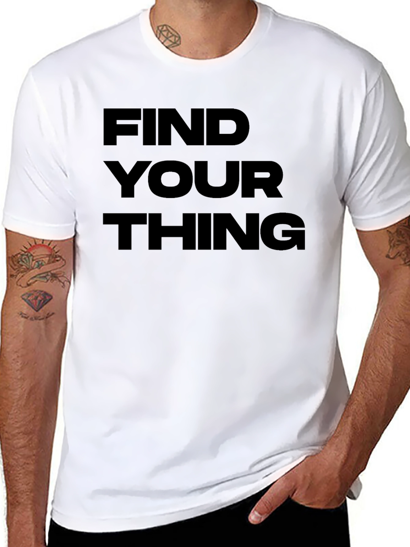 Find Your Thing Graphic Tee - Premium Comfort