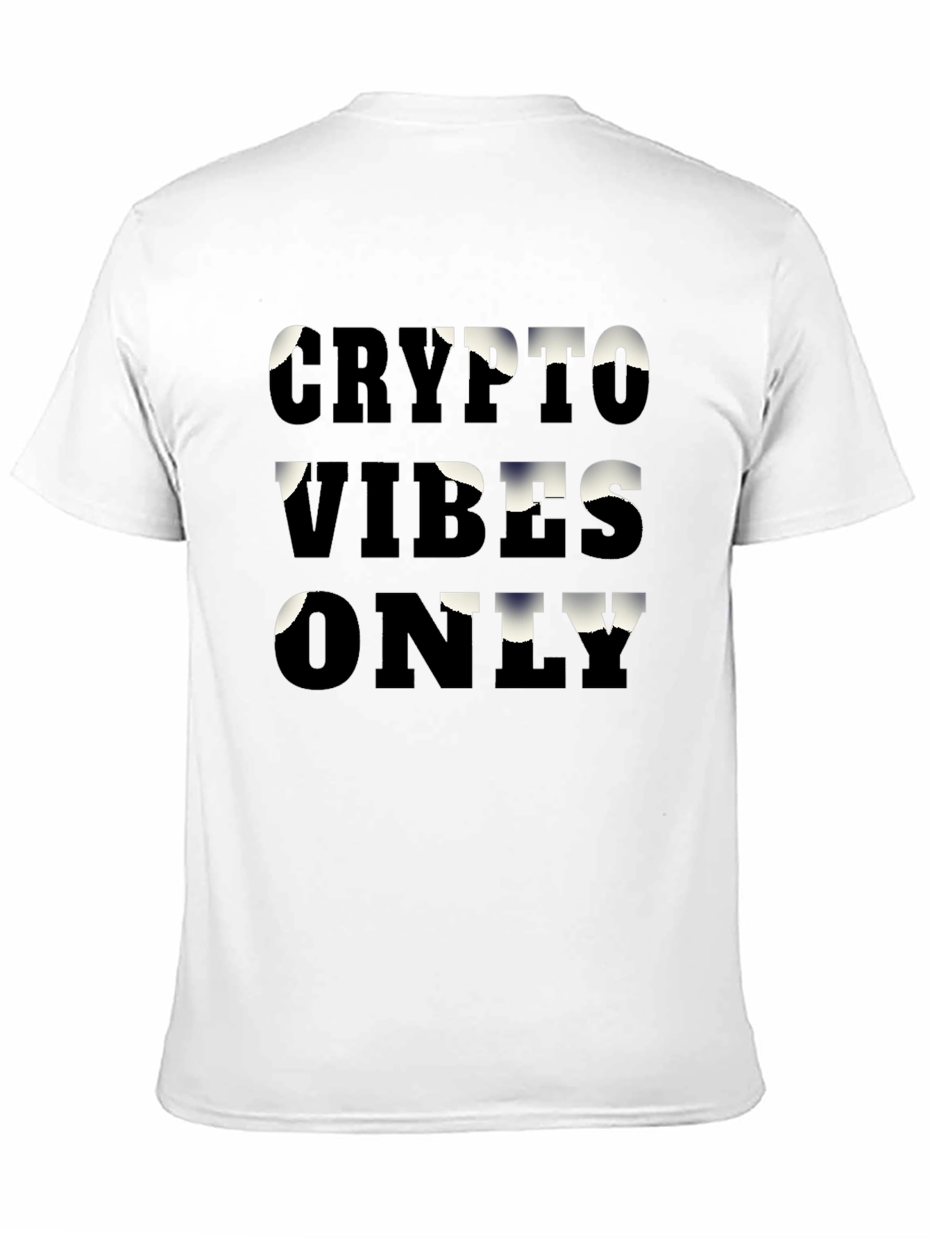 Crypto Vibes Only Graphic Tee - Trendy T-Shirt