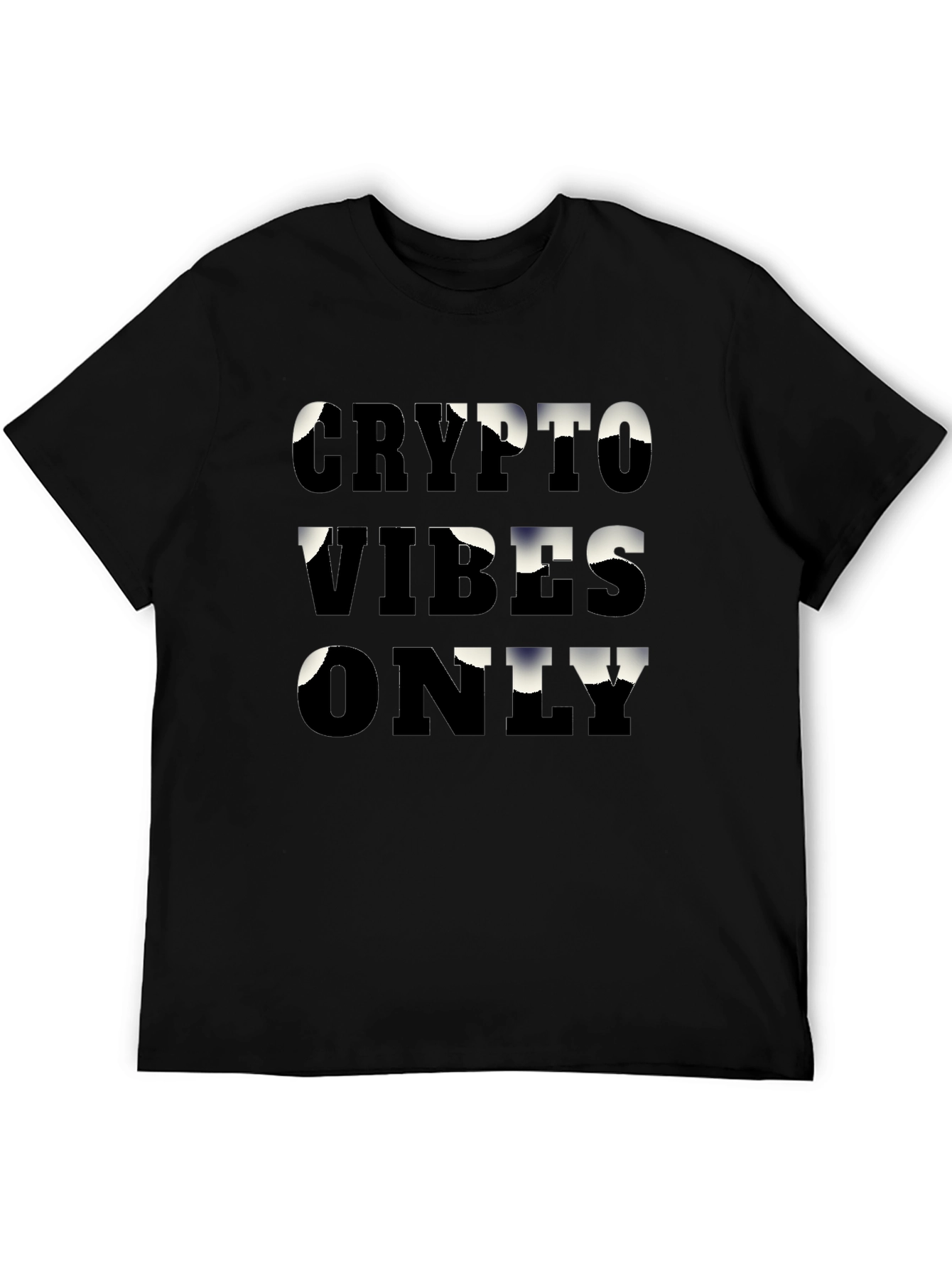 Crypto Vibes Only Graphic Tee - Trendy T-Shirt