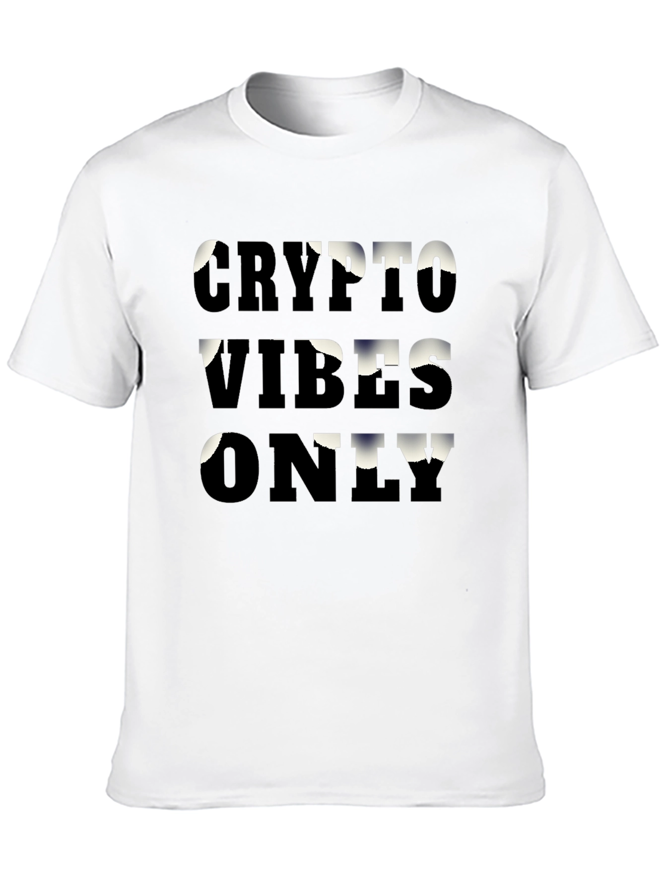 Crypto Vibes Only Graphic Tee - Trendy T-Shirt