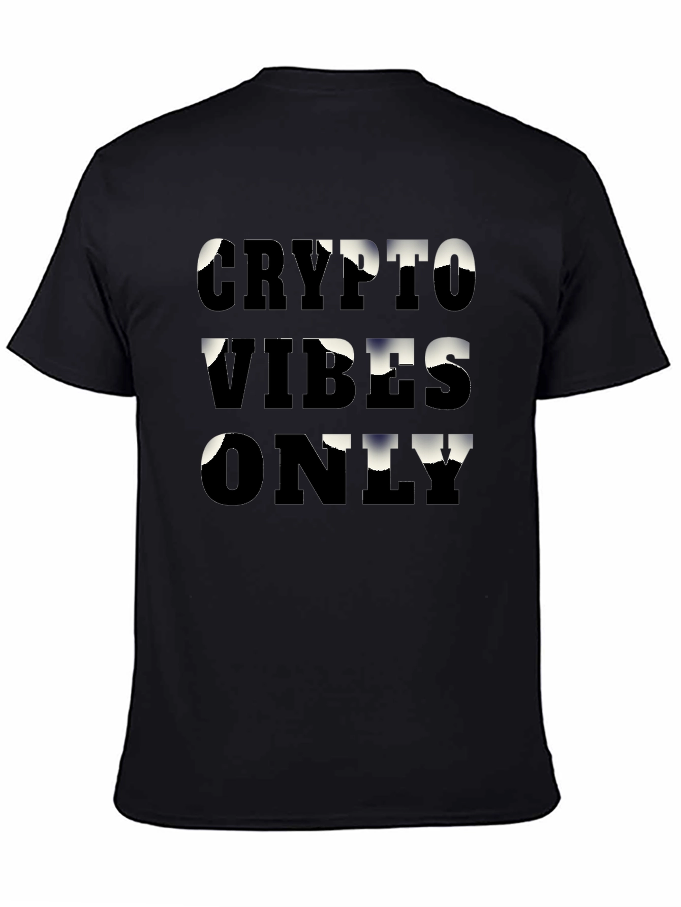 Crypto Vibes Only Graphic Tee - Trendy T-Shirt