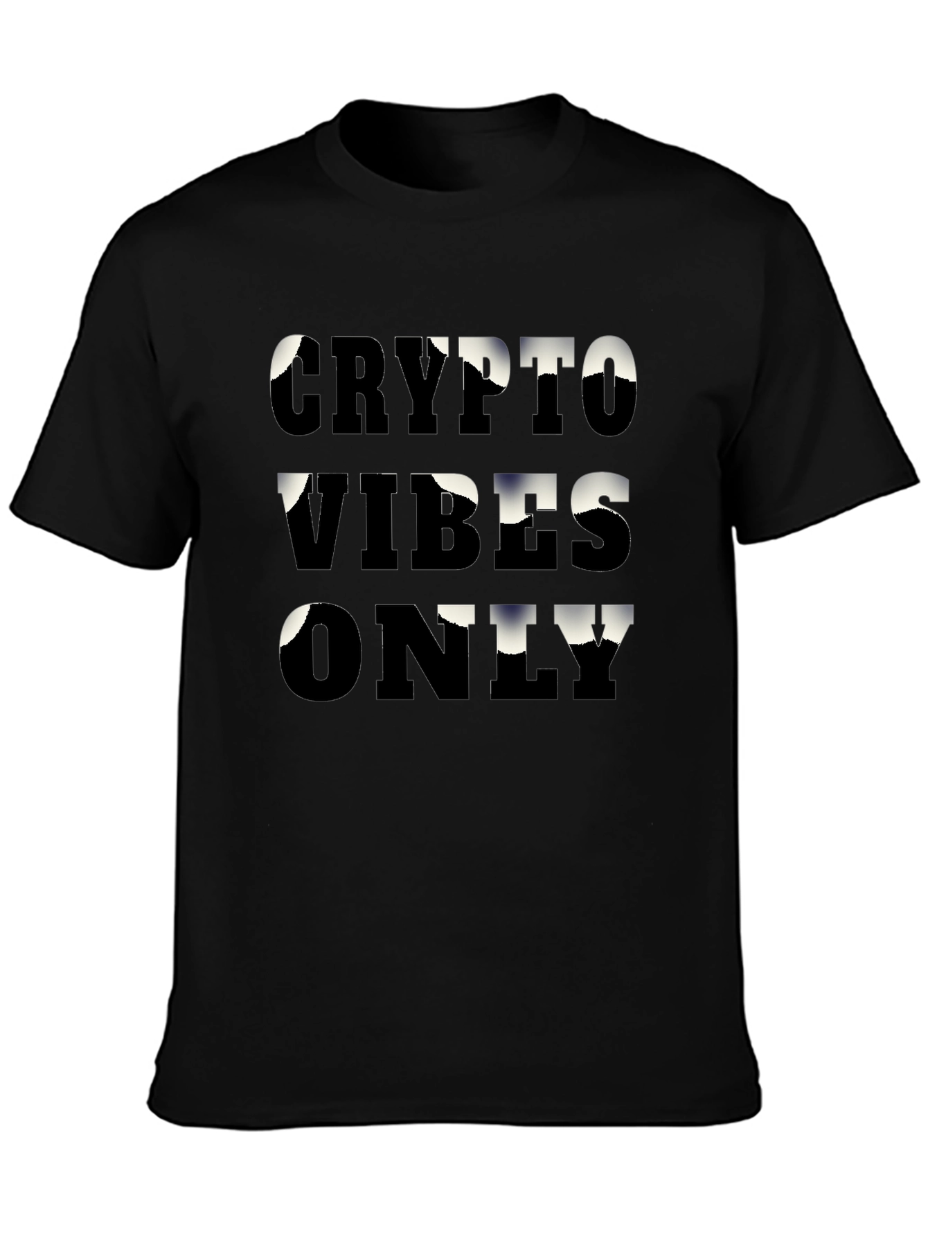 Crypto Vibes Only Graphic Tee - Trendy T-Shirt