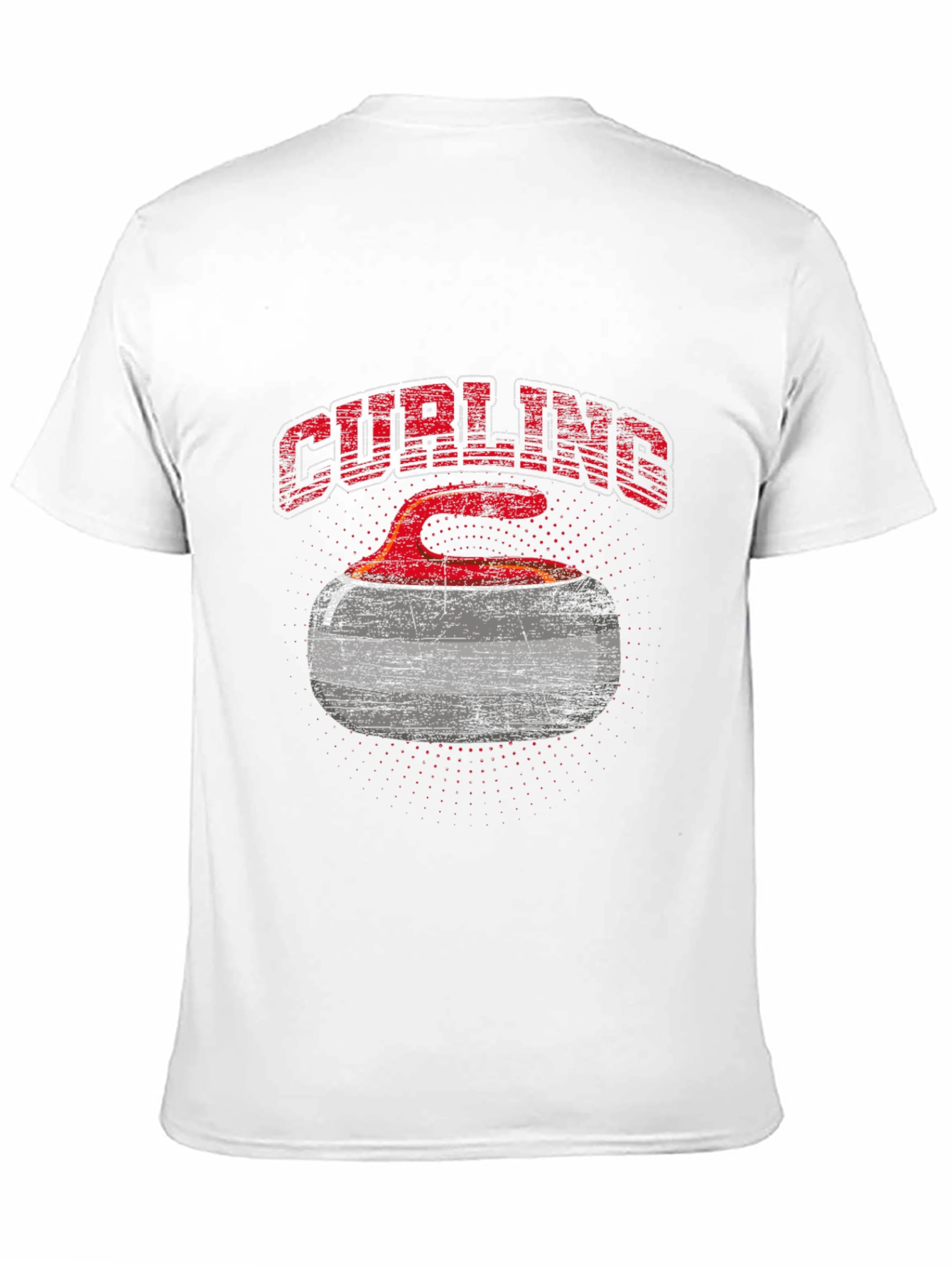 Curling Stone Graphic T-Shirt - Black