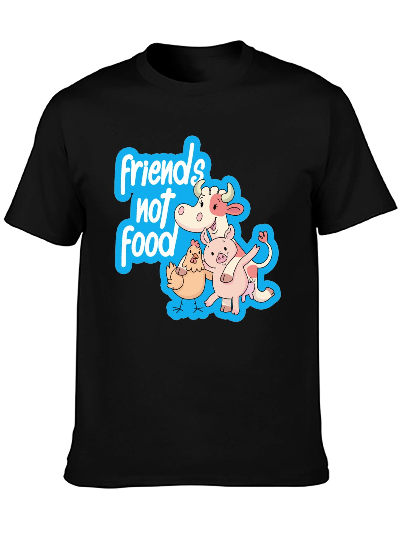 Friends Not Food Vegan T-Shirt