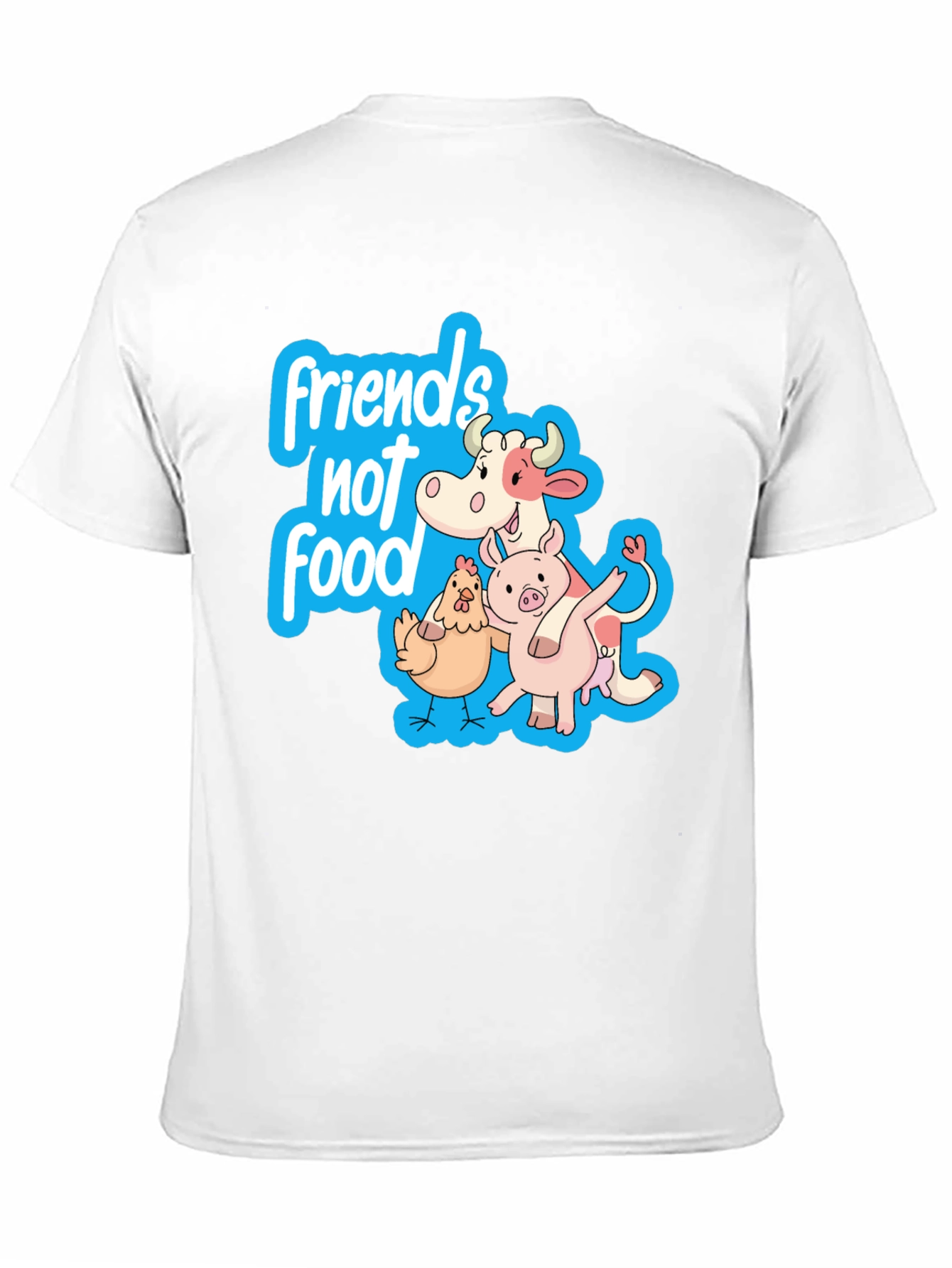 Friends Not Food Vegan T-Shirt