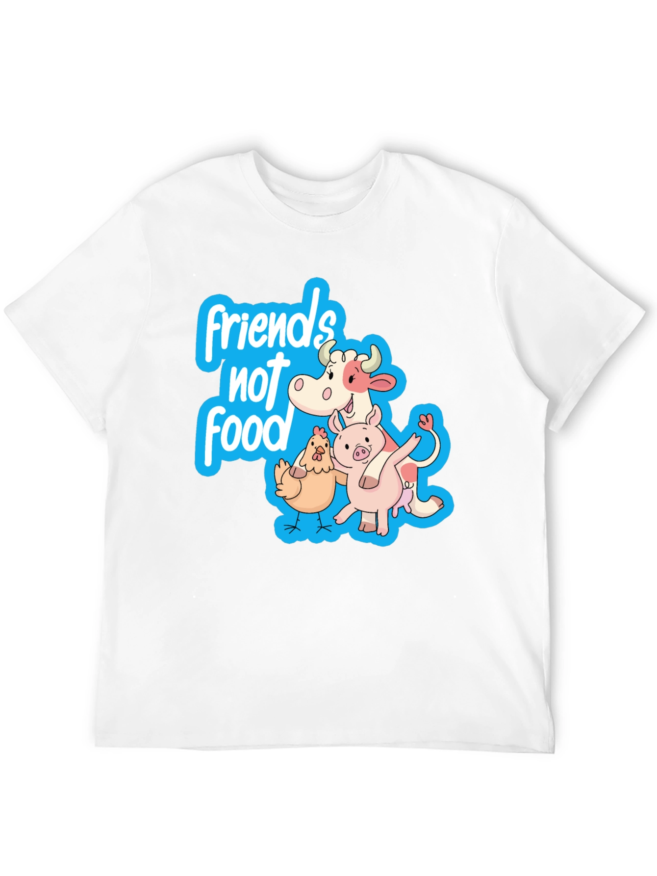 Friends Not Food Vegan T-Shirt