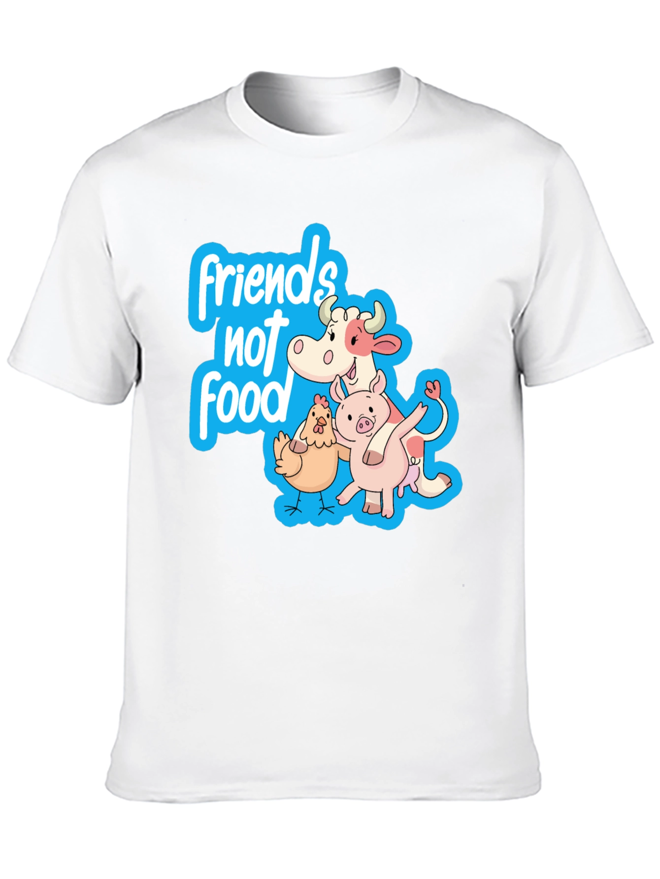 Friends Not Food Vegan T-Shirt