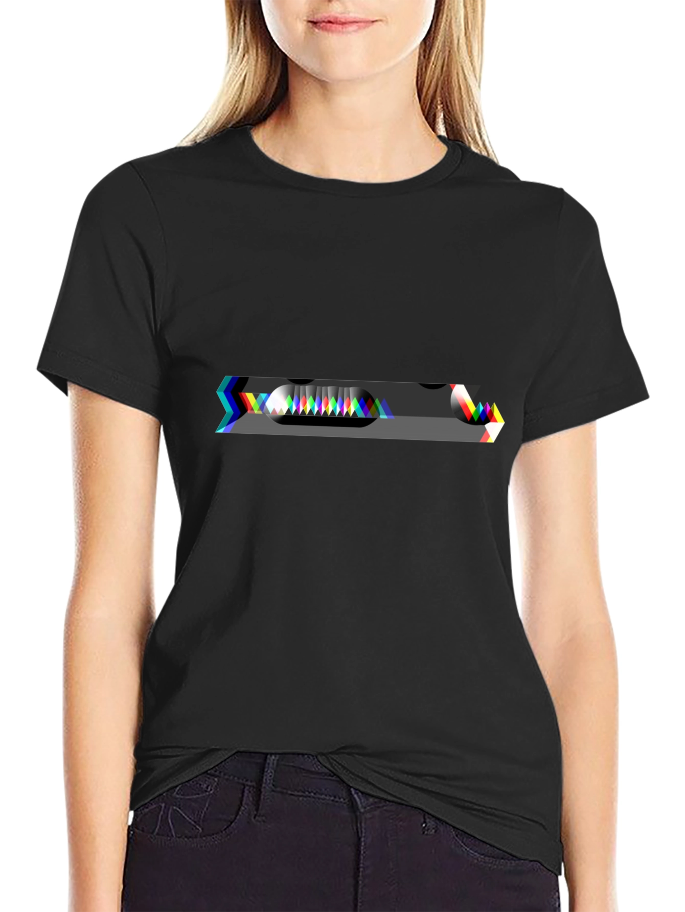 Retro Cassette Glitch T-Shirt