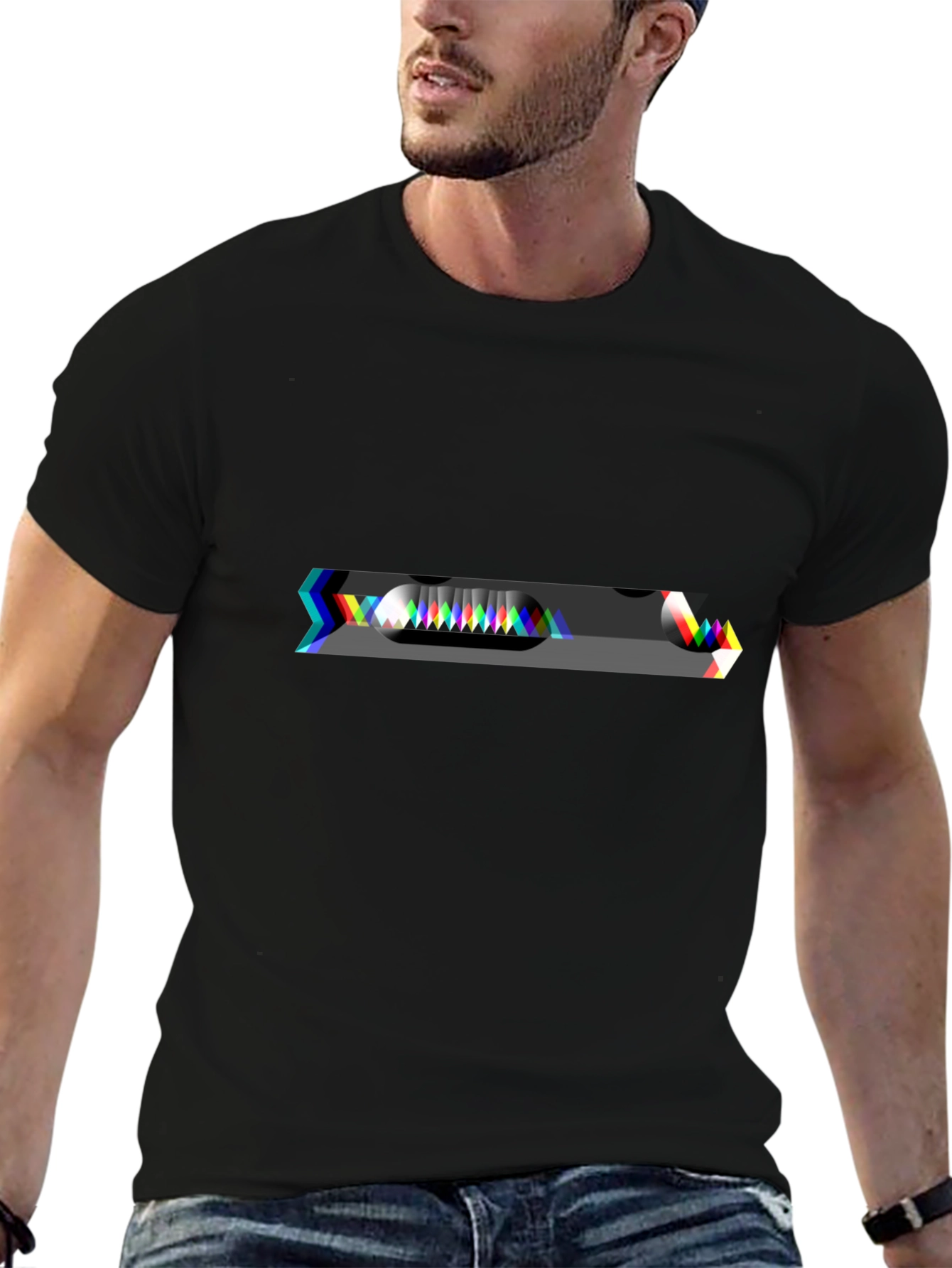 Retro Cassette Glitch T-Shirt
