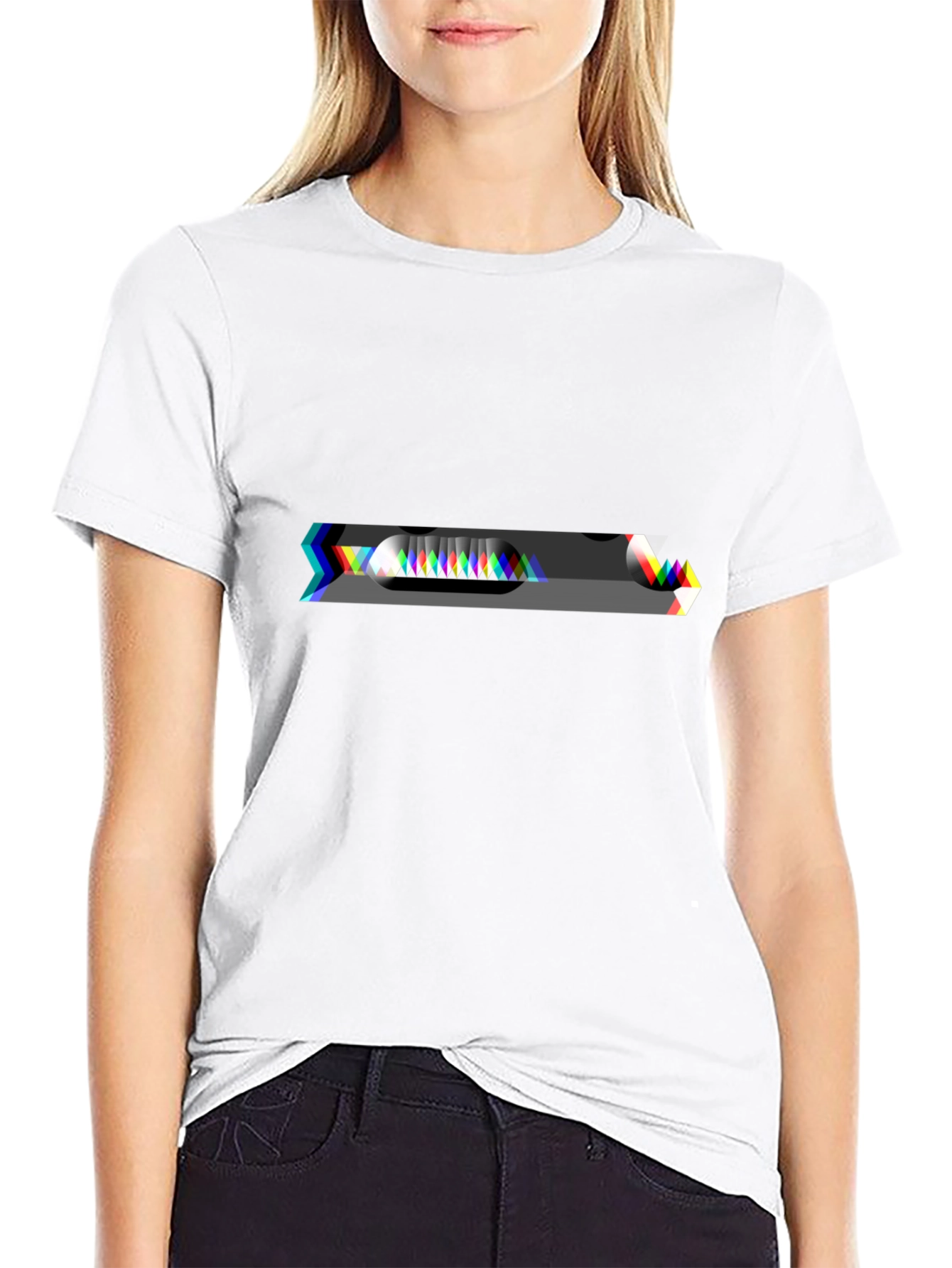 Retro Cassette Glitch T-Shirt