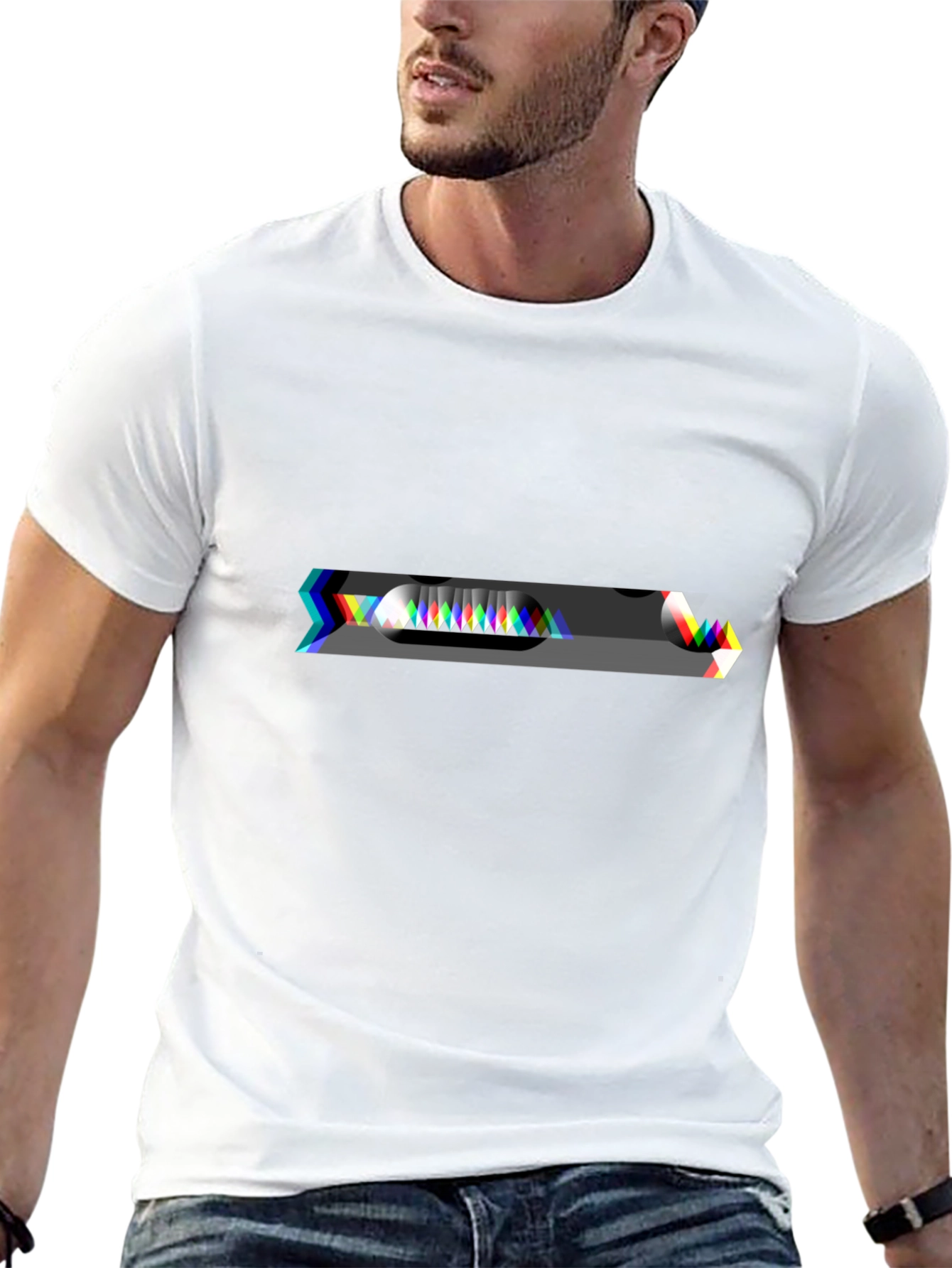 Retro Cassette Glitch T-Shirt