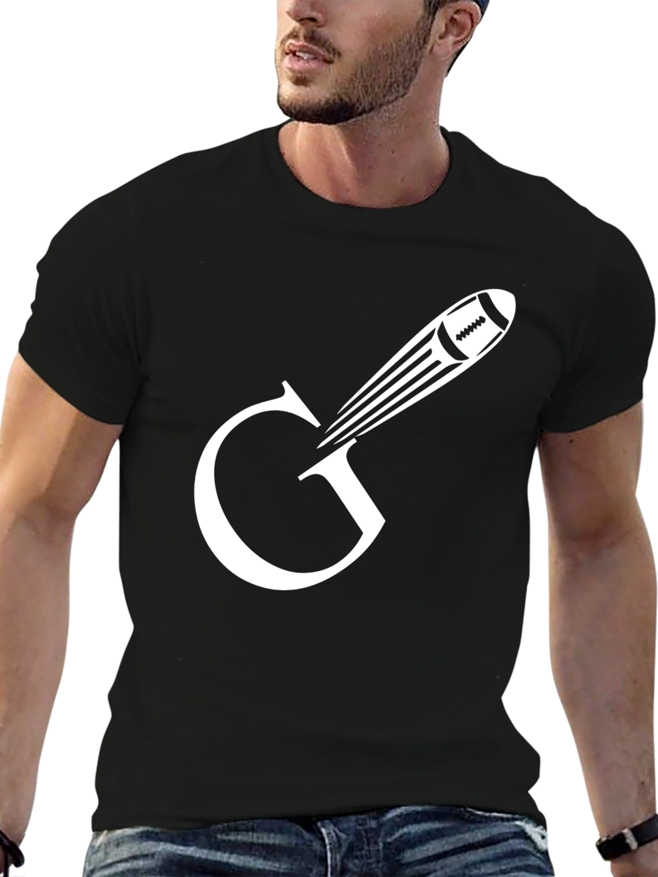 Football Graphic Tee - Stylish Sports Fan Apparel