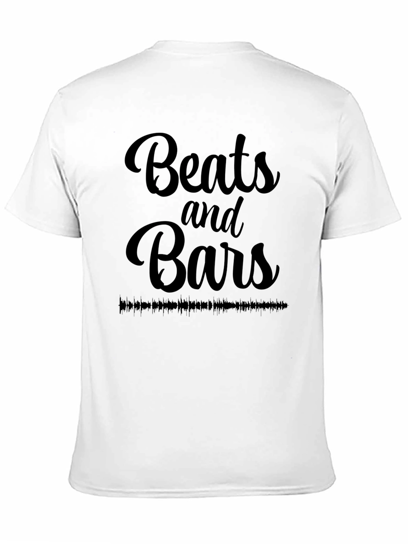 Beats and Bars Black Graphic Tee