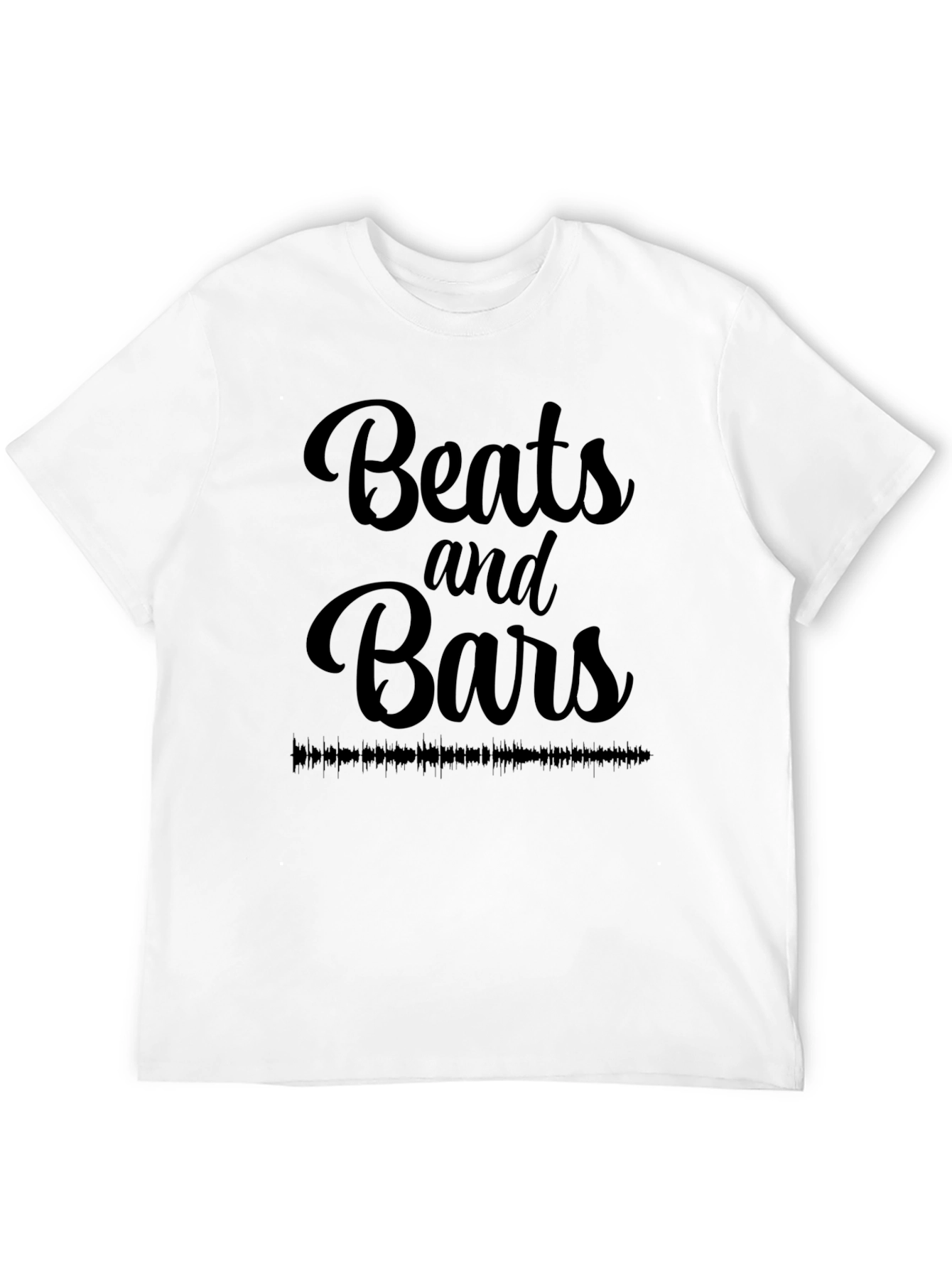 Beats and Bars Black Graphic Tee