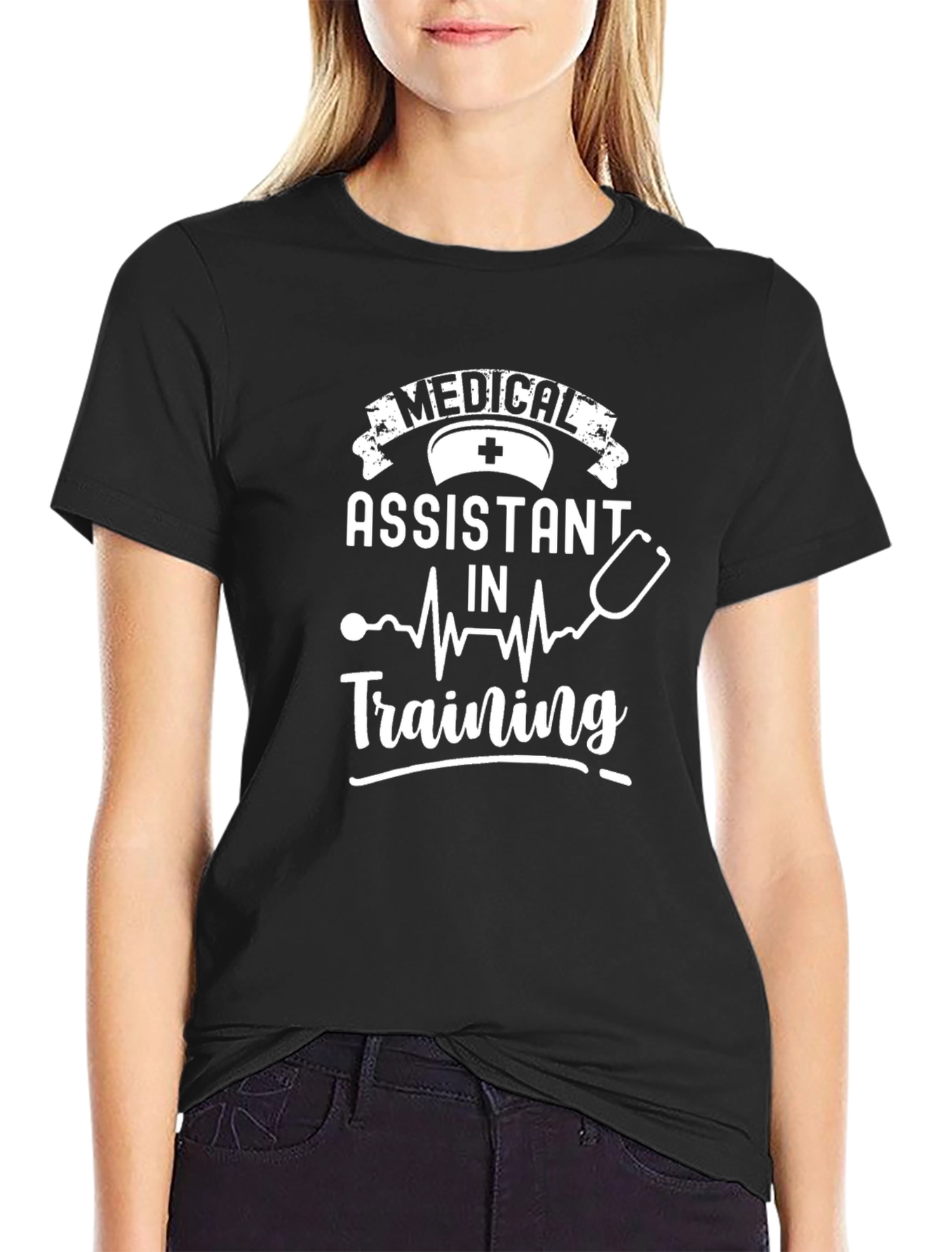 Medical Assistant in Training Black T-Shirt