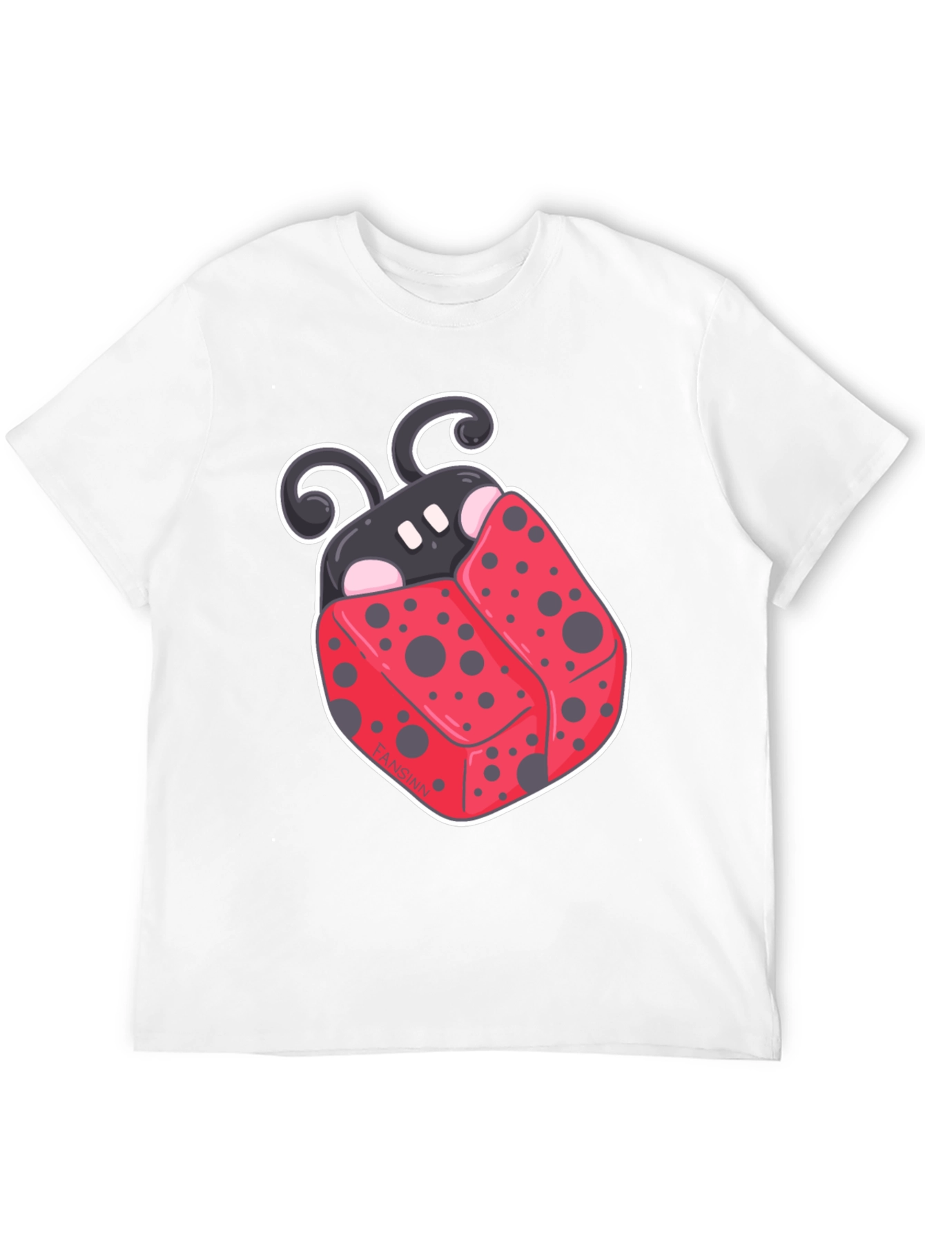 Ladybug Graphic Tee - Cute Cartoon Design
