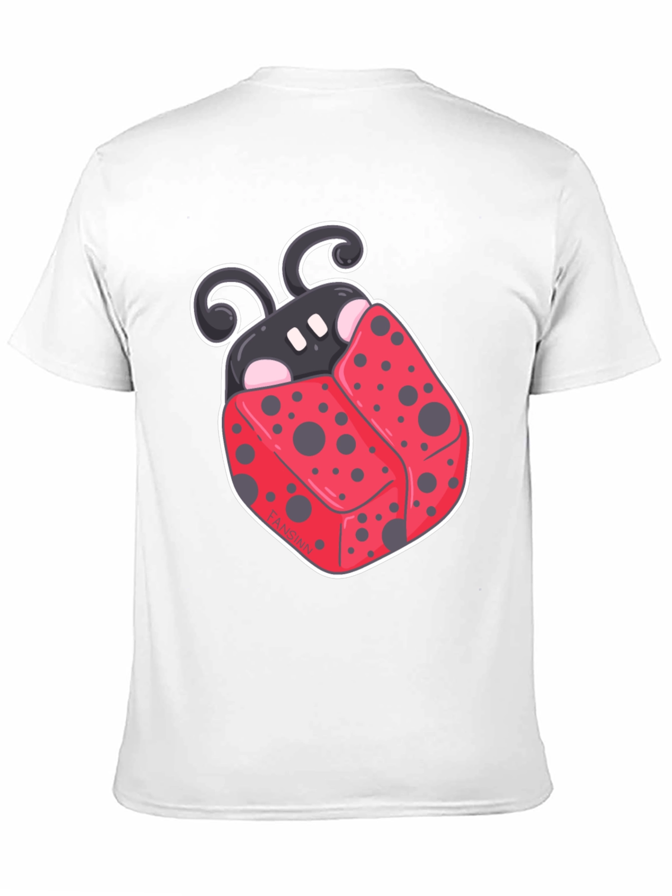 Ladybug Graphic Tee - Cute Cartoon Design