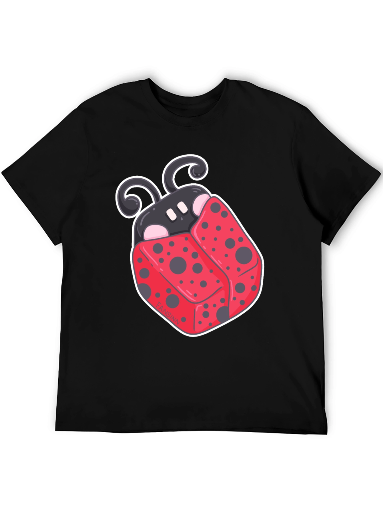 Ladybug Graphic Tee - Cute Cartoon Design