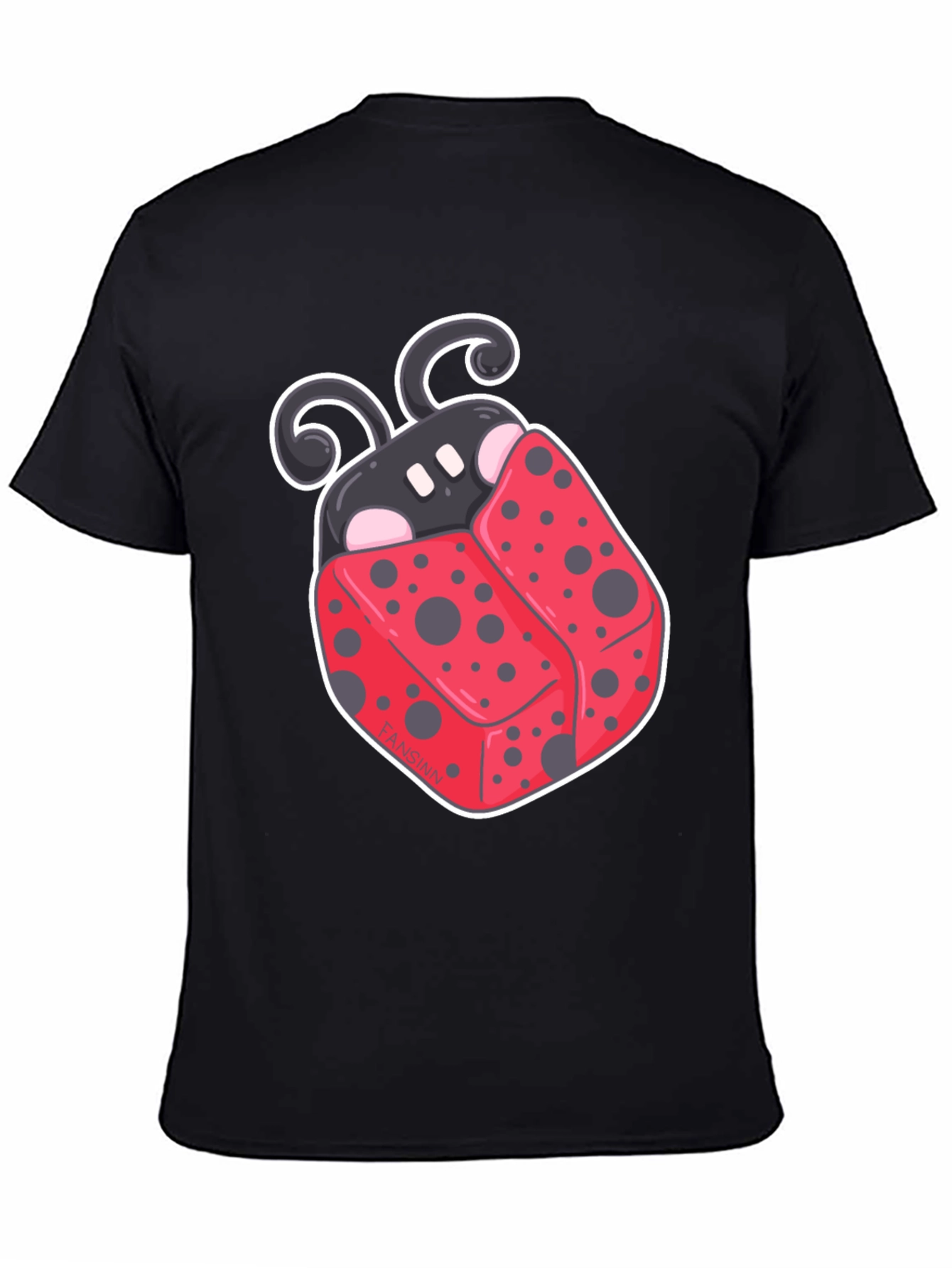 Ladybug Graphic Tee - Cute Cartoon Design