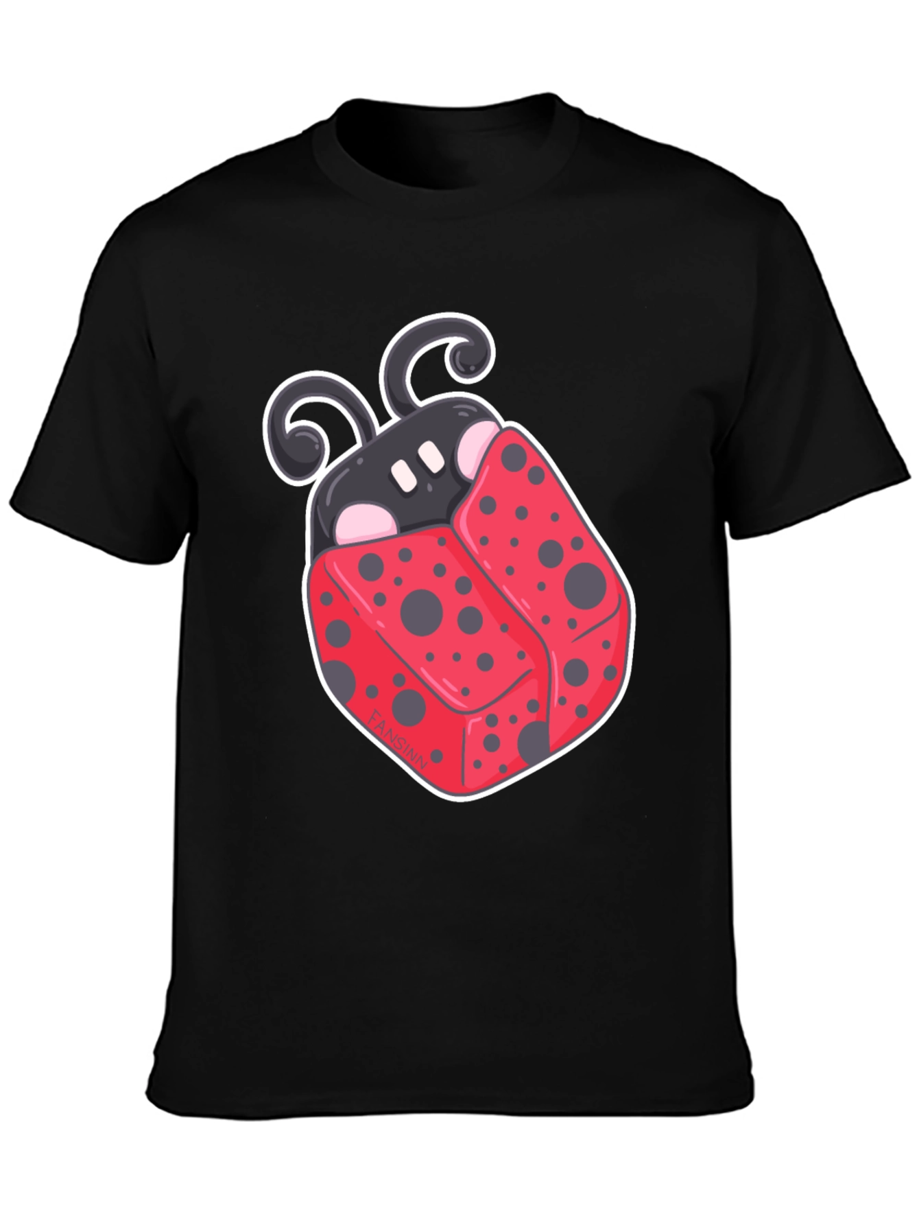 Ladybug Graphic Tee - Cute Cartoon Design