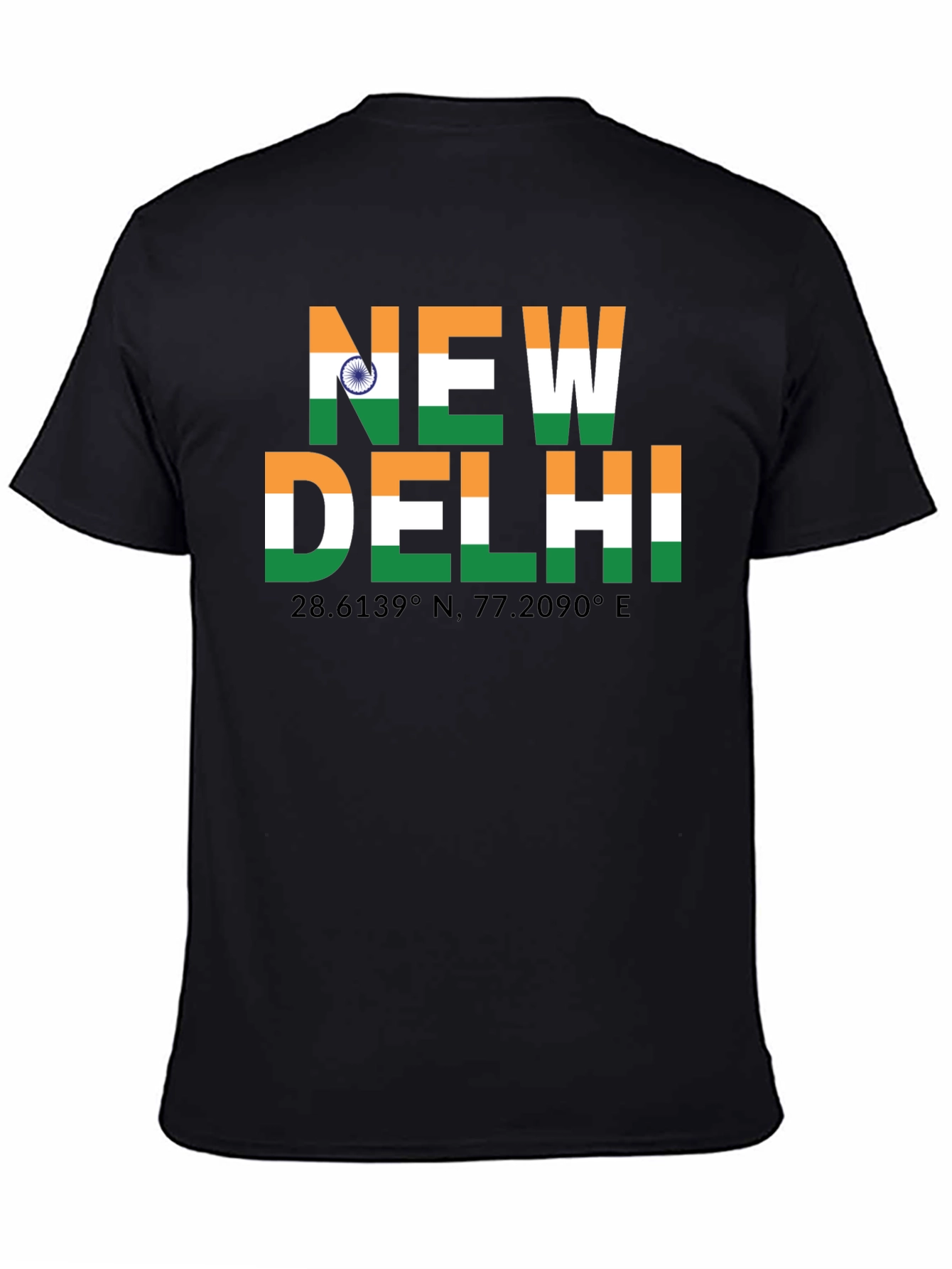 New Delhi India Flag Graphic T-Shirt