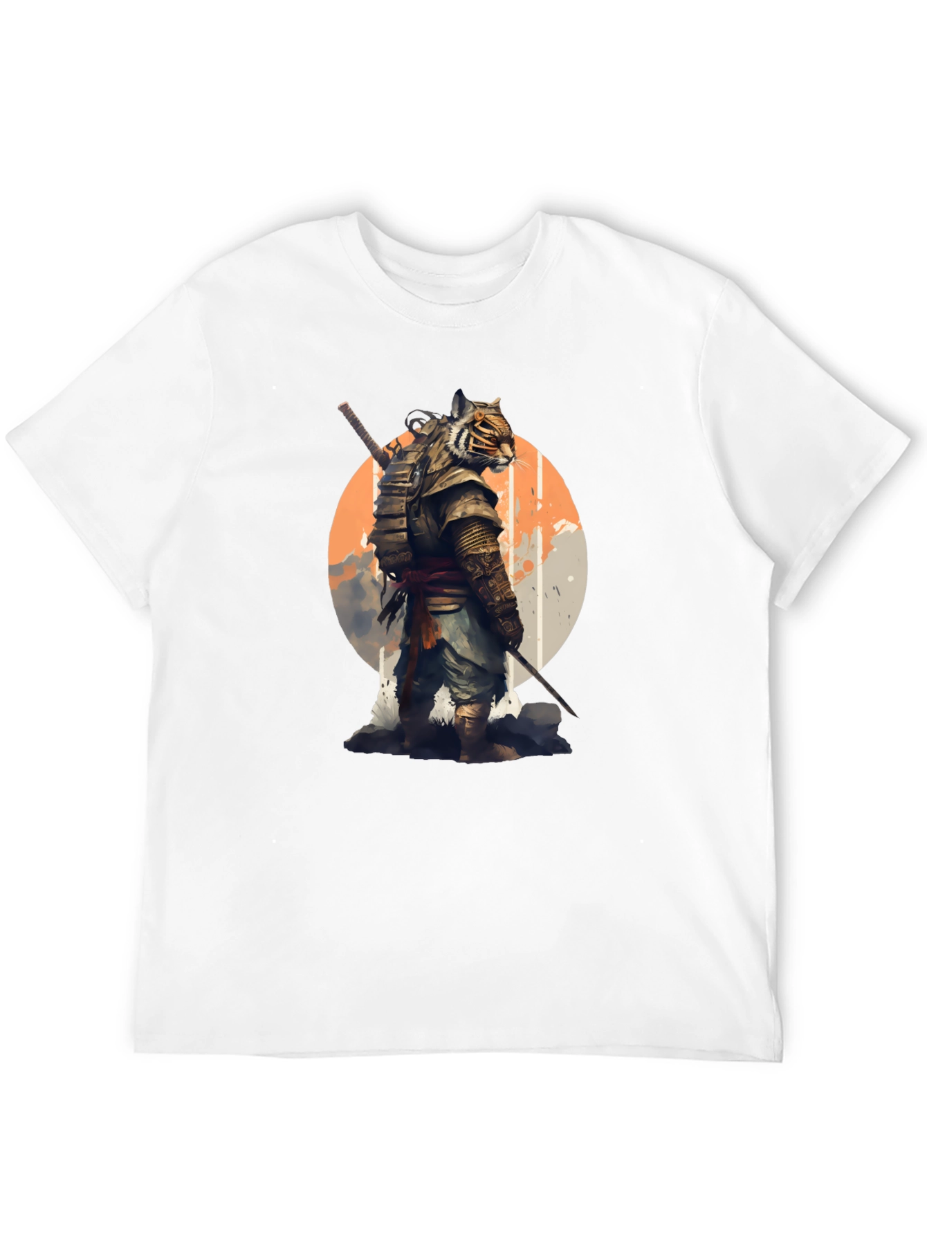 Tiger Samurai Graphic T-Shirt