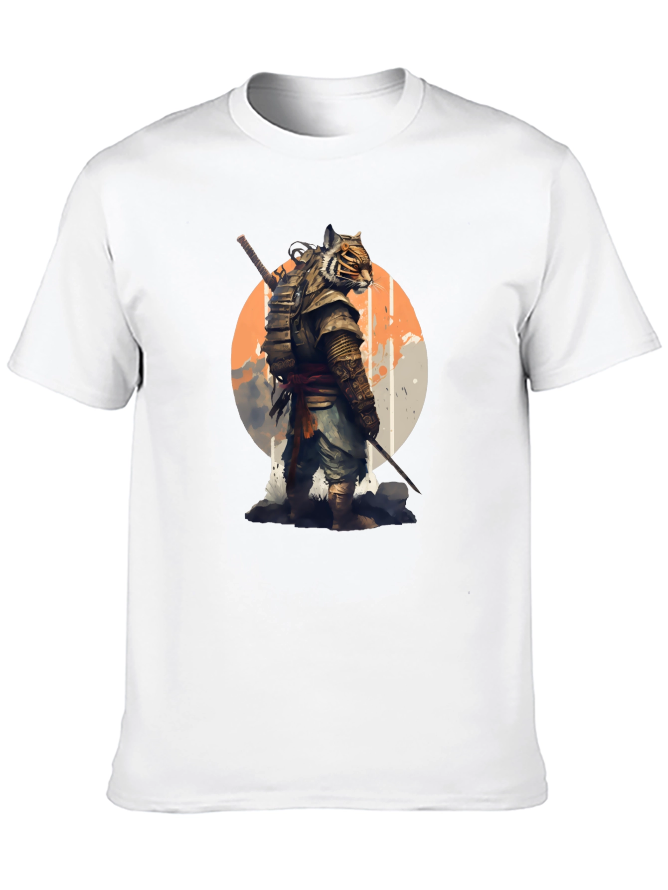 Tiger Samurai Graphic T-Shirt