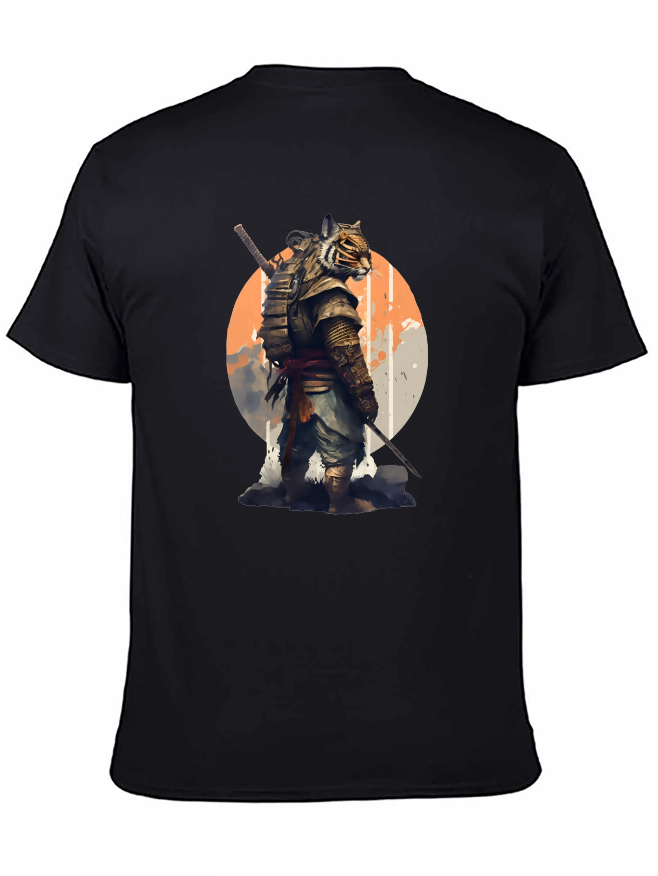Tiger Samurai Graphic T-Shirt