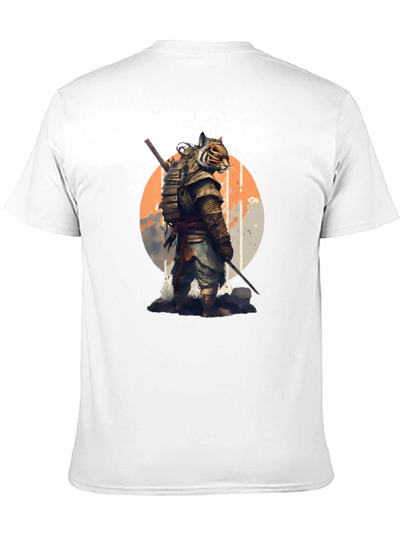 Tiger Samurai Graphic T-Shirt