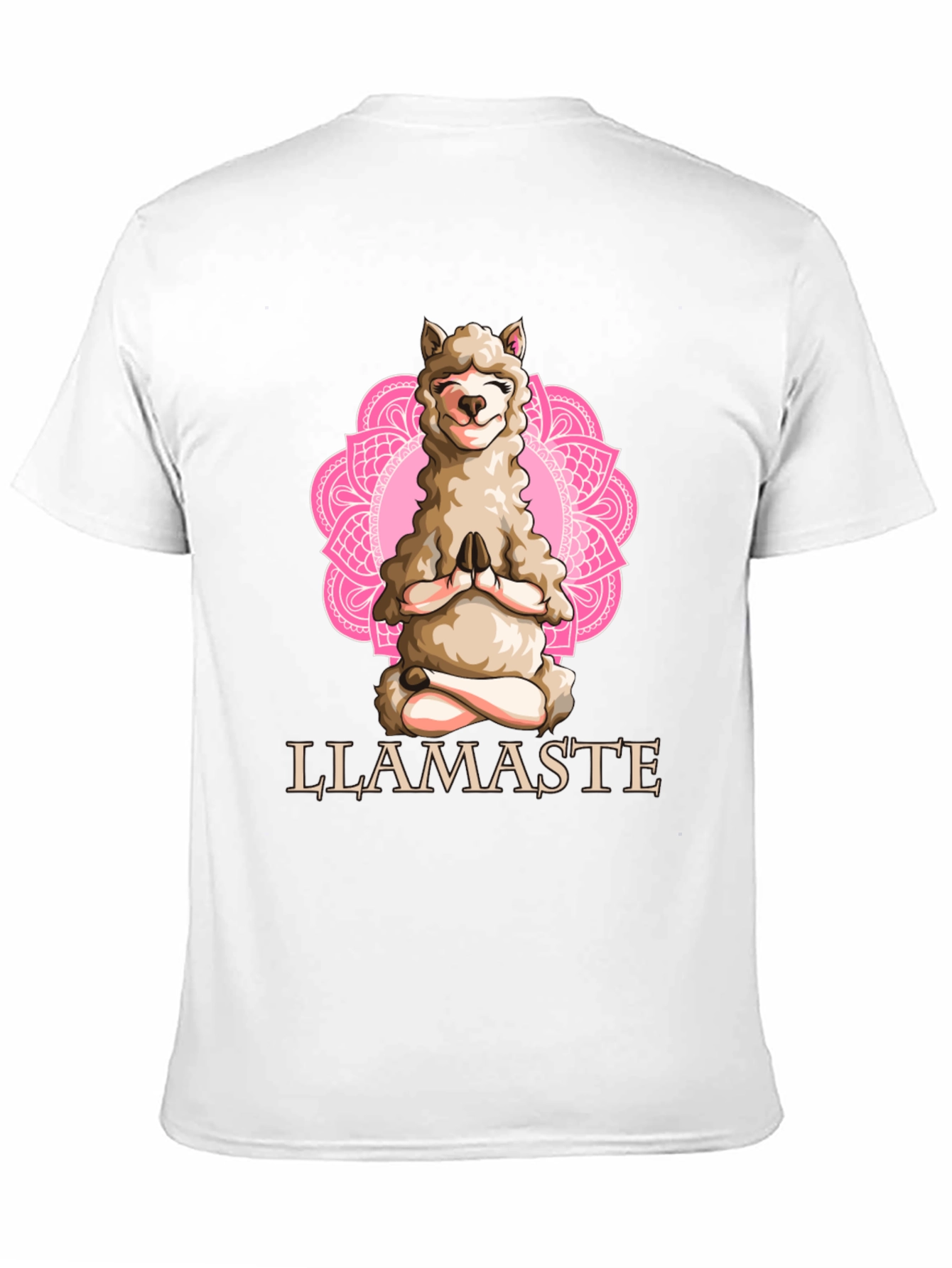 Llamaste Yoga T-Shirt - Meditating Llama Graphic Tee