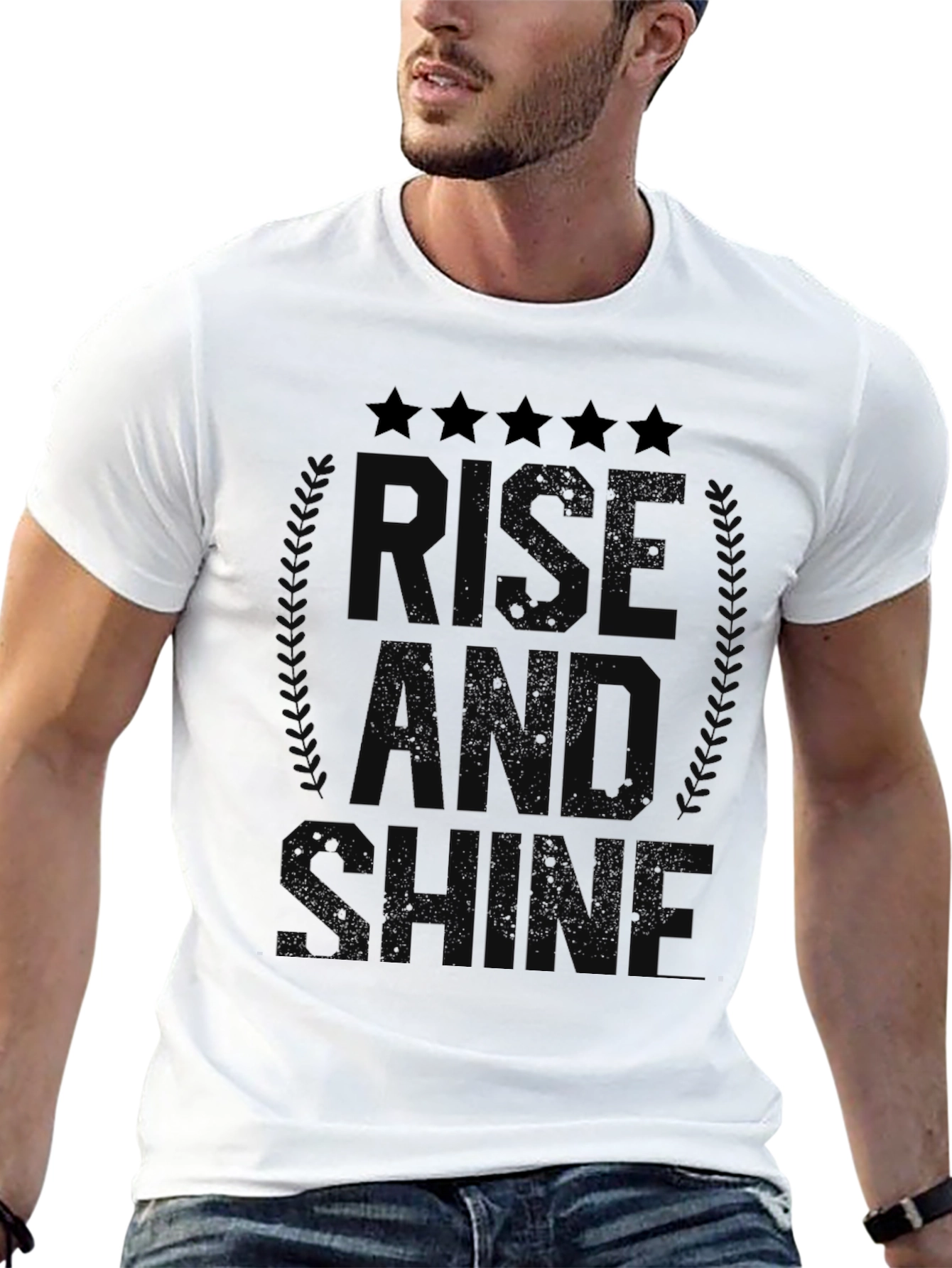 Rise and Shine Graphic Tee - Black