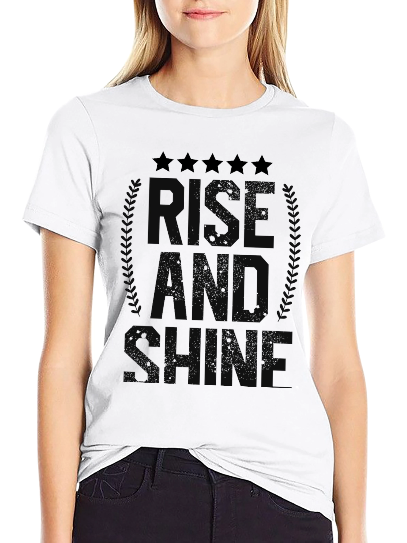 Rise and Shine Graphic Tee - Black